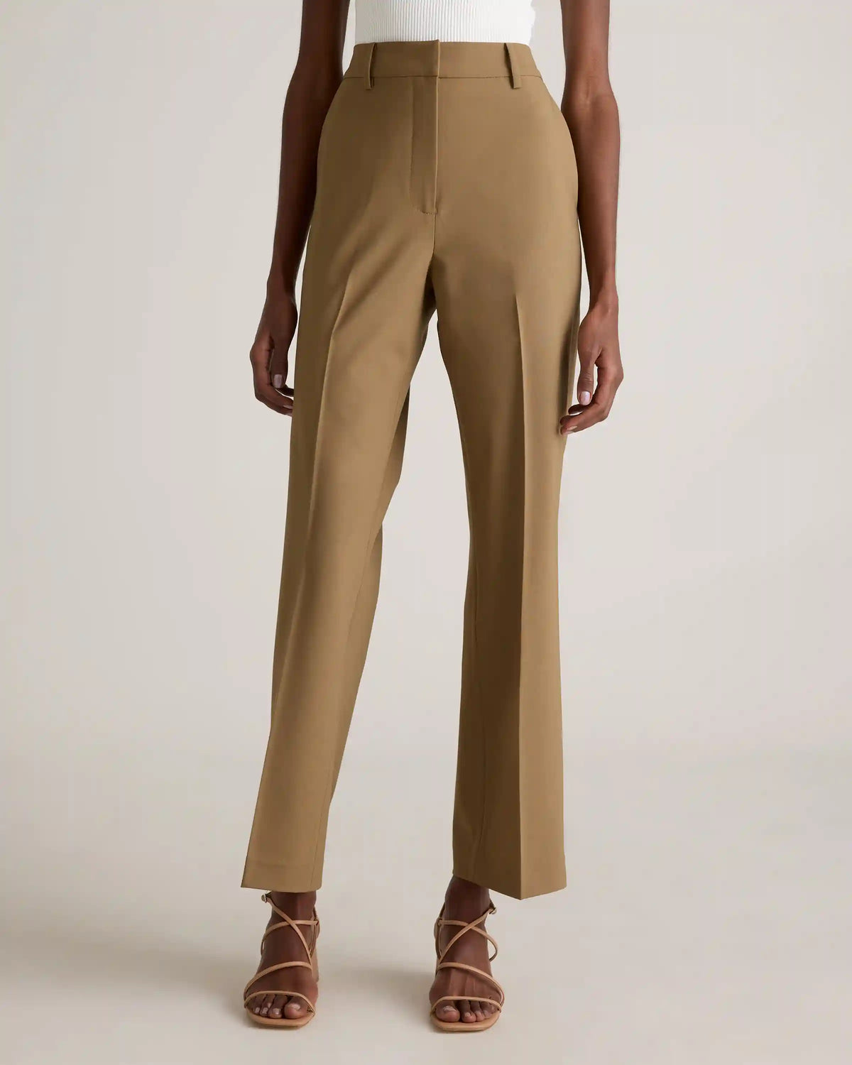 Italian Wool Straight Leg Pants