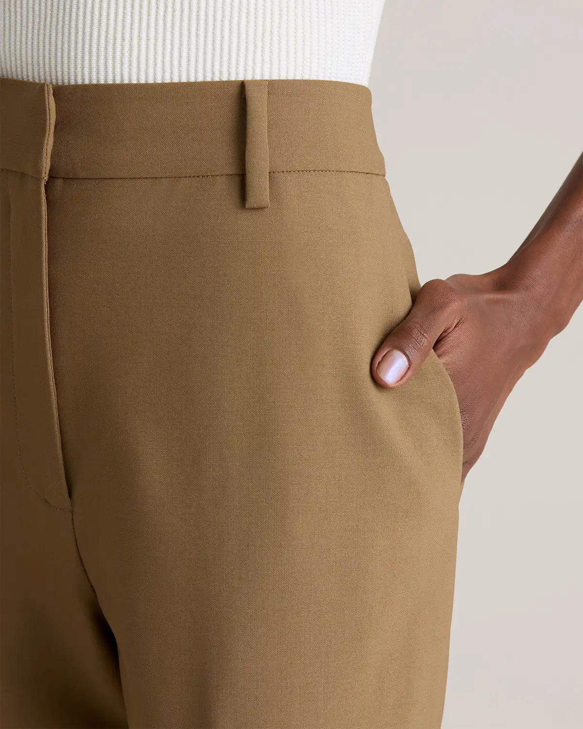 Italian Wool Straight Leg Pants