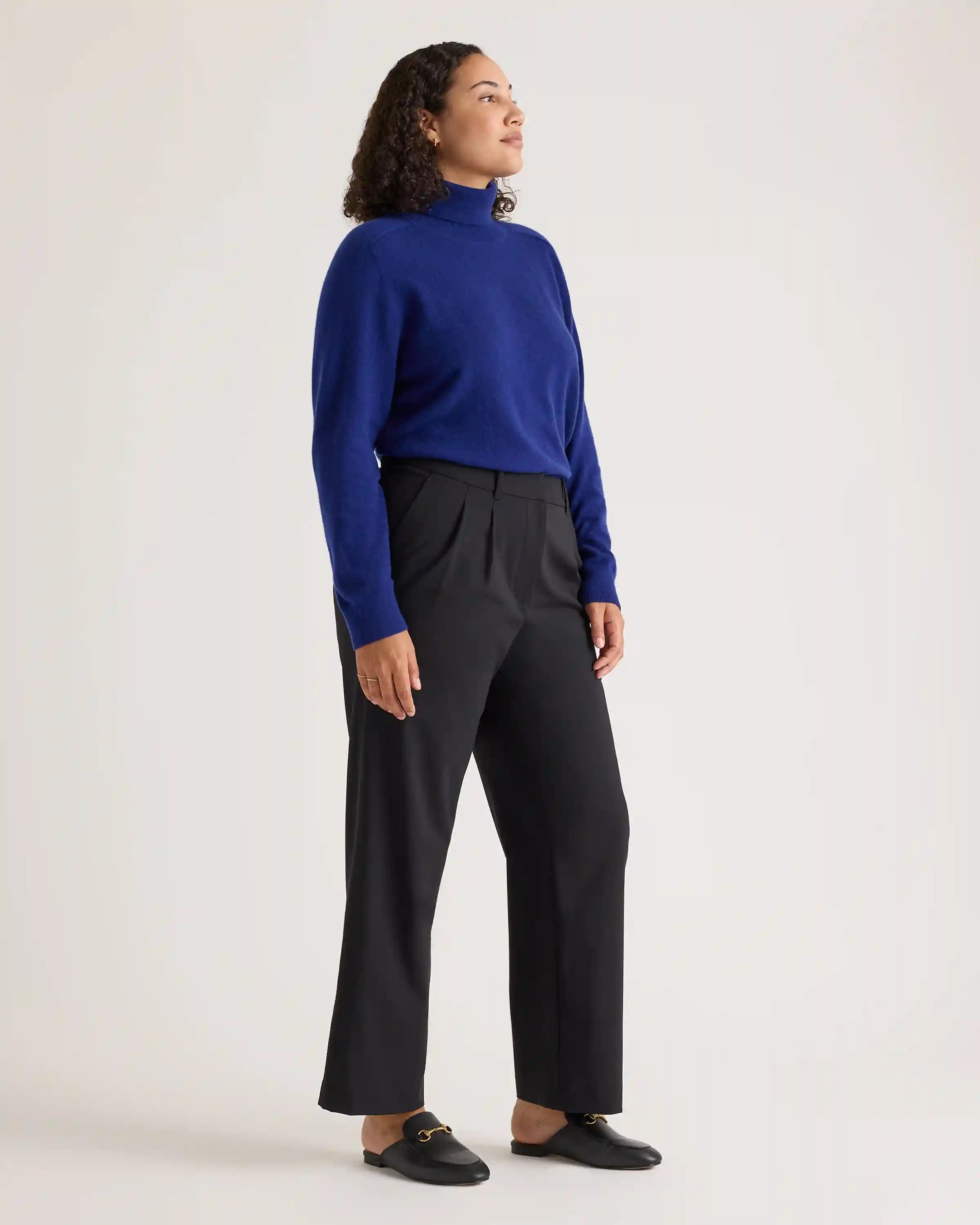 Italian Wool Pleated Trouser