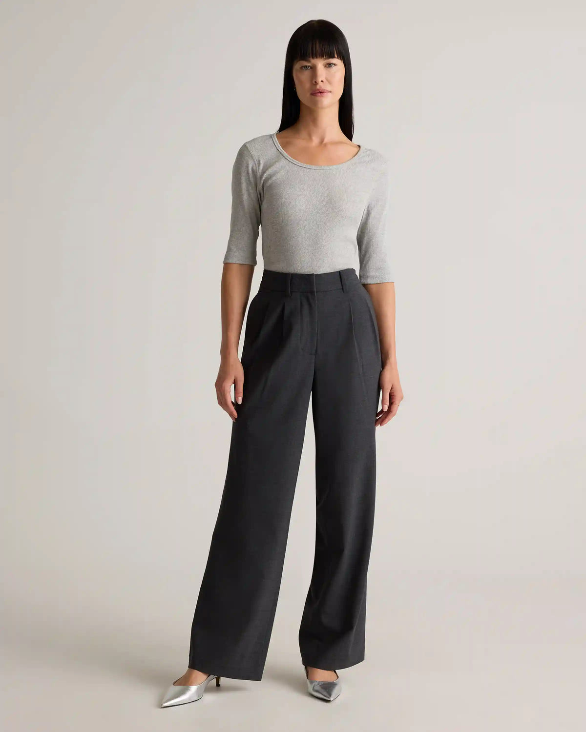 Italian Wool Pleated Trouser