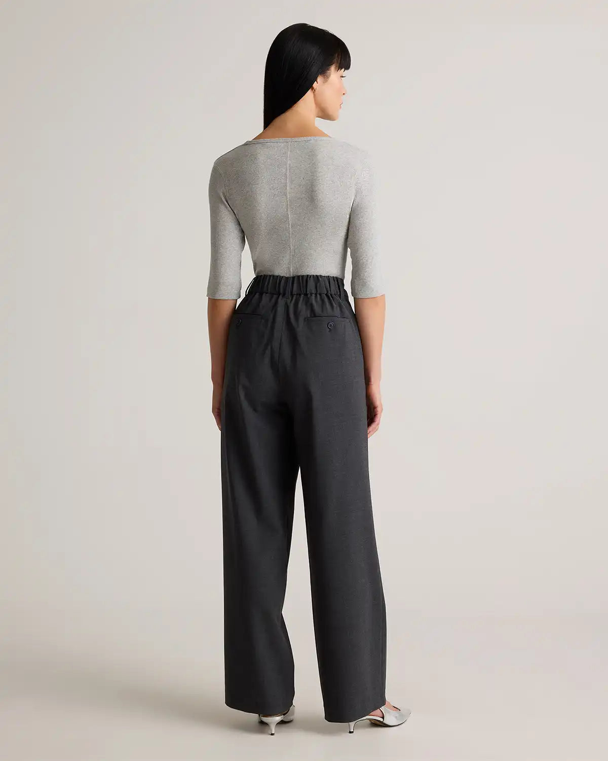 Italian Wool Pleated Trouser