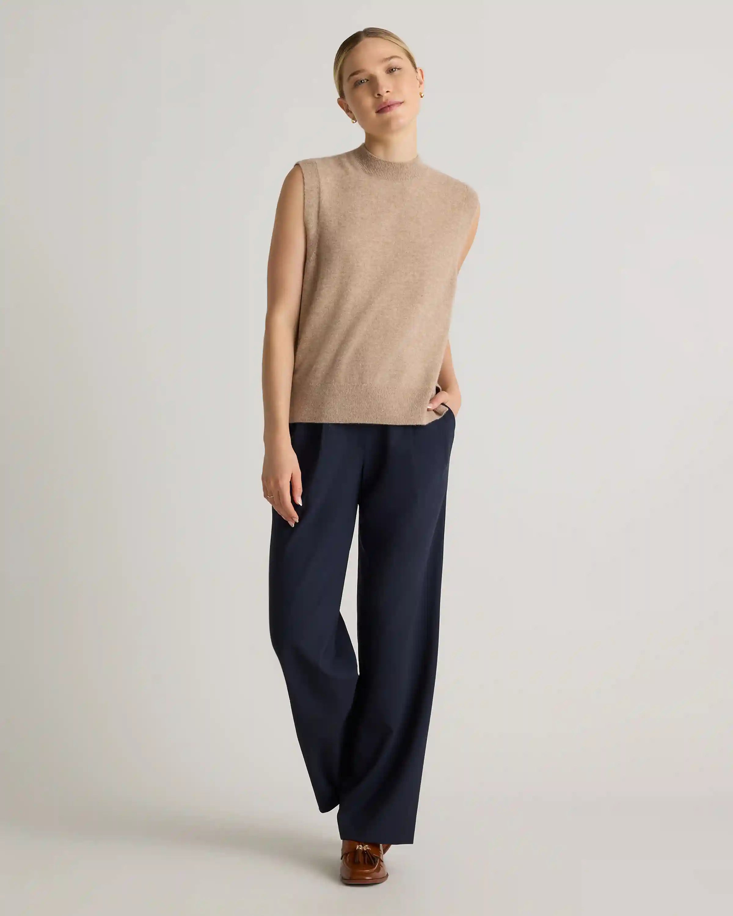 Italian Wool Pleated Trouser