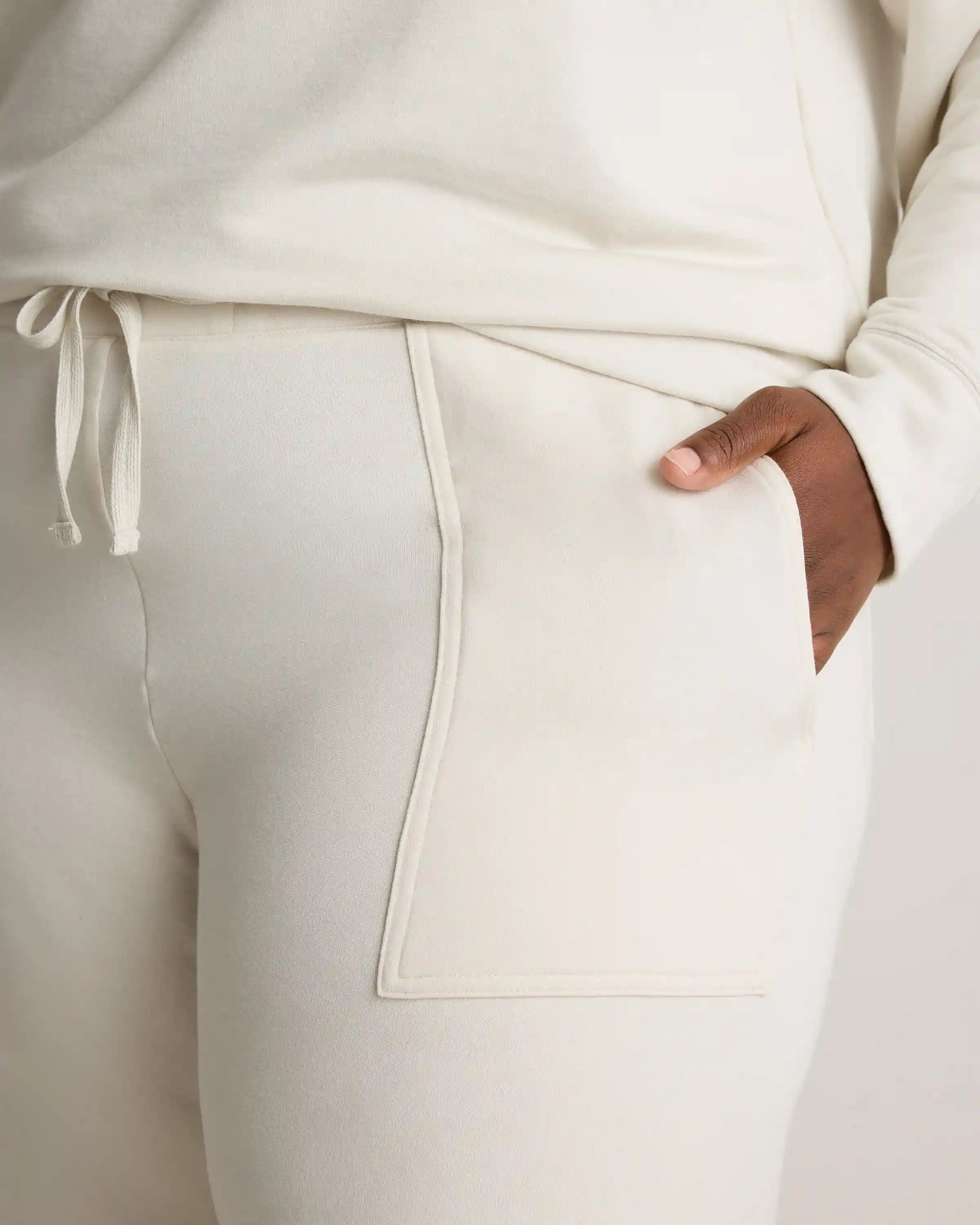 SuperSoft Fleece Cropped Wide Leg Pants