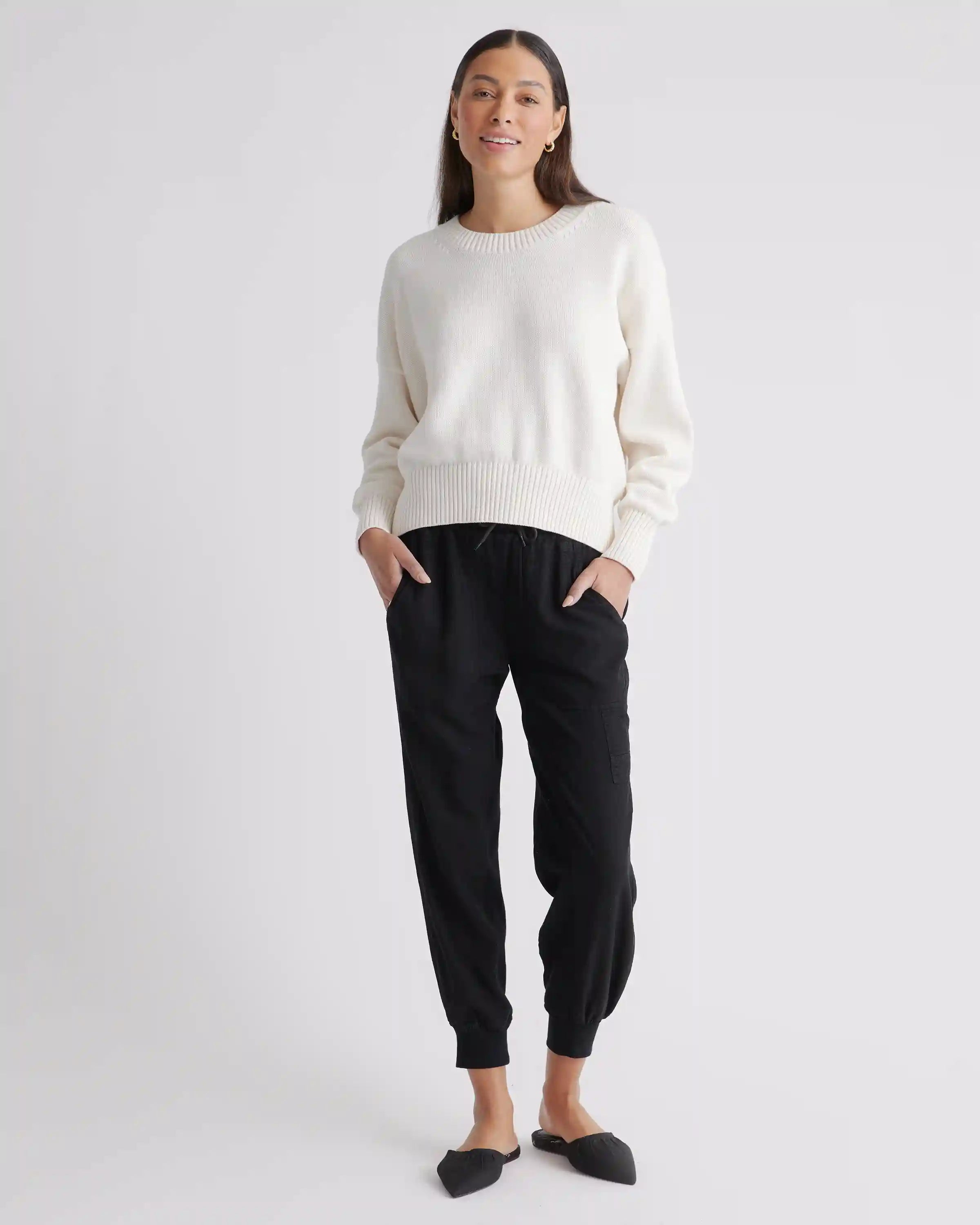 Vintage Wash Tencel Utility Jogger