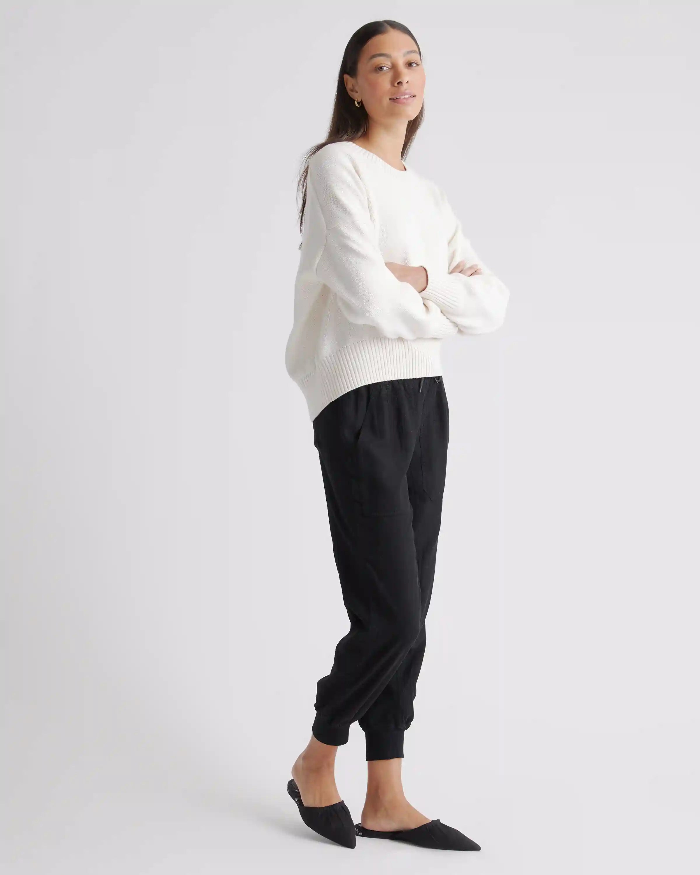 Vintage Wash Tencel Utility Jogger