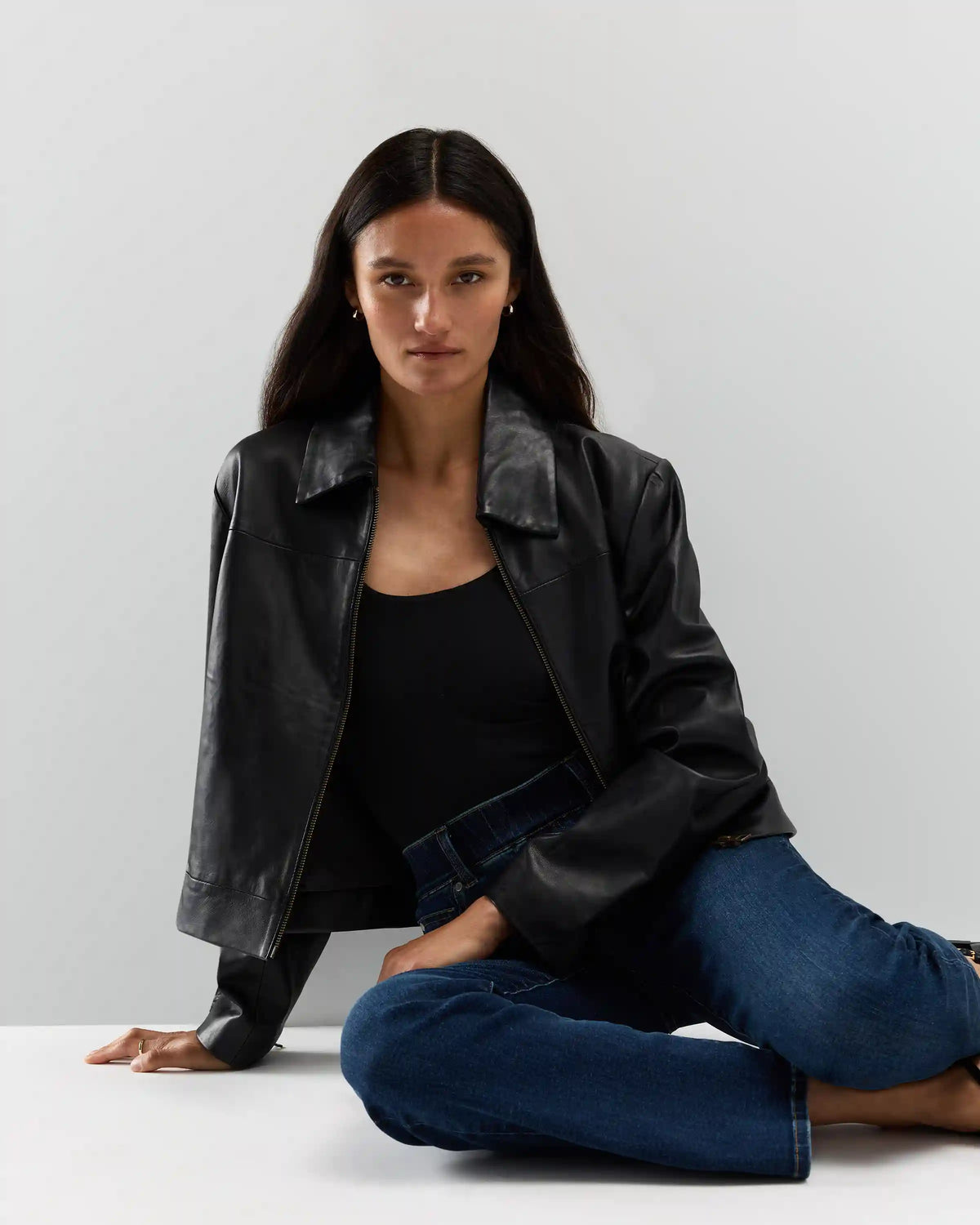 Nina Stretch Pull-On Kick Flare Jeans