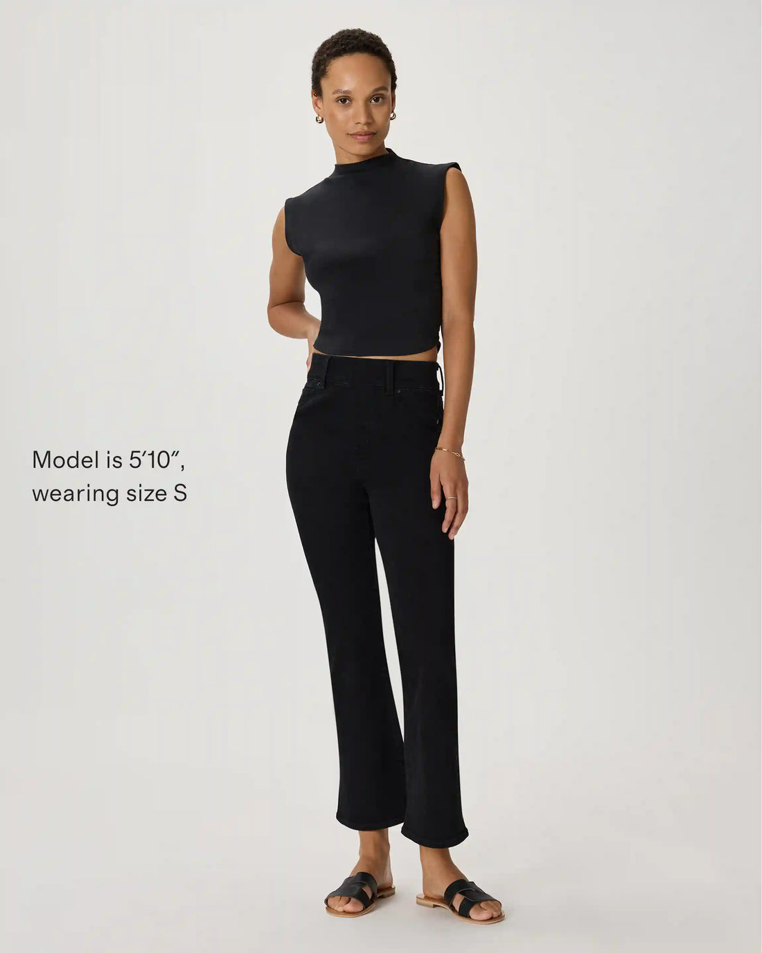 Nina Stretch Pull-On Kick Flare Jeans