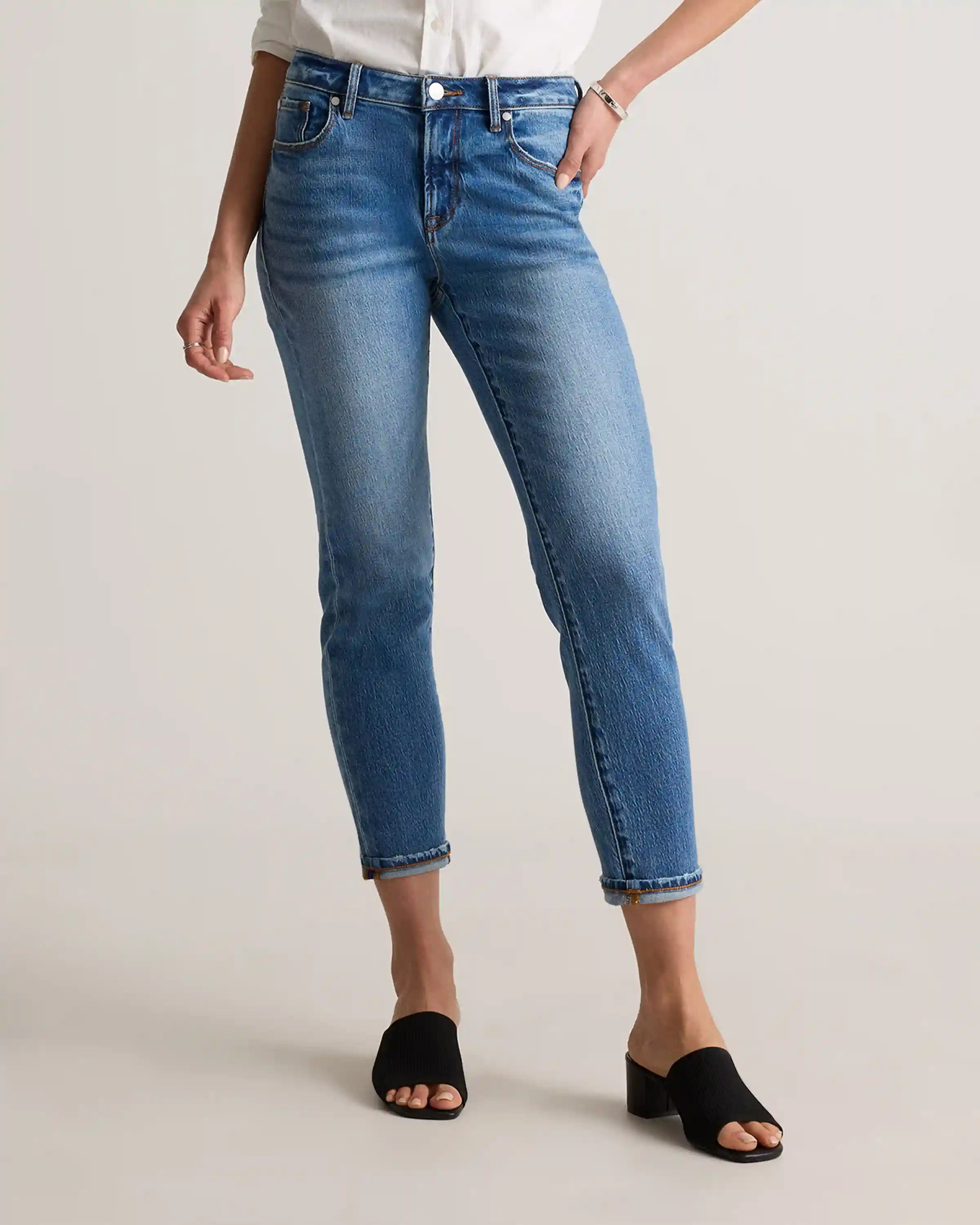 Luna Stretch Slim Boyfriend Jeans
