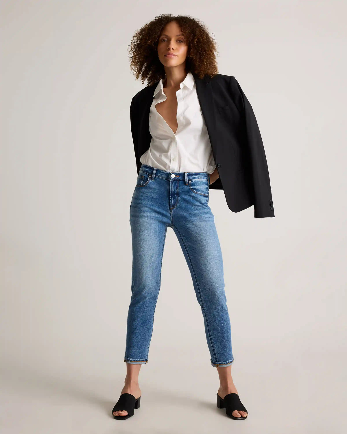 Luna Stretch Slim Boyfriend Jeans
