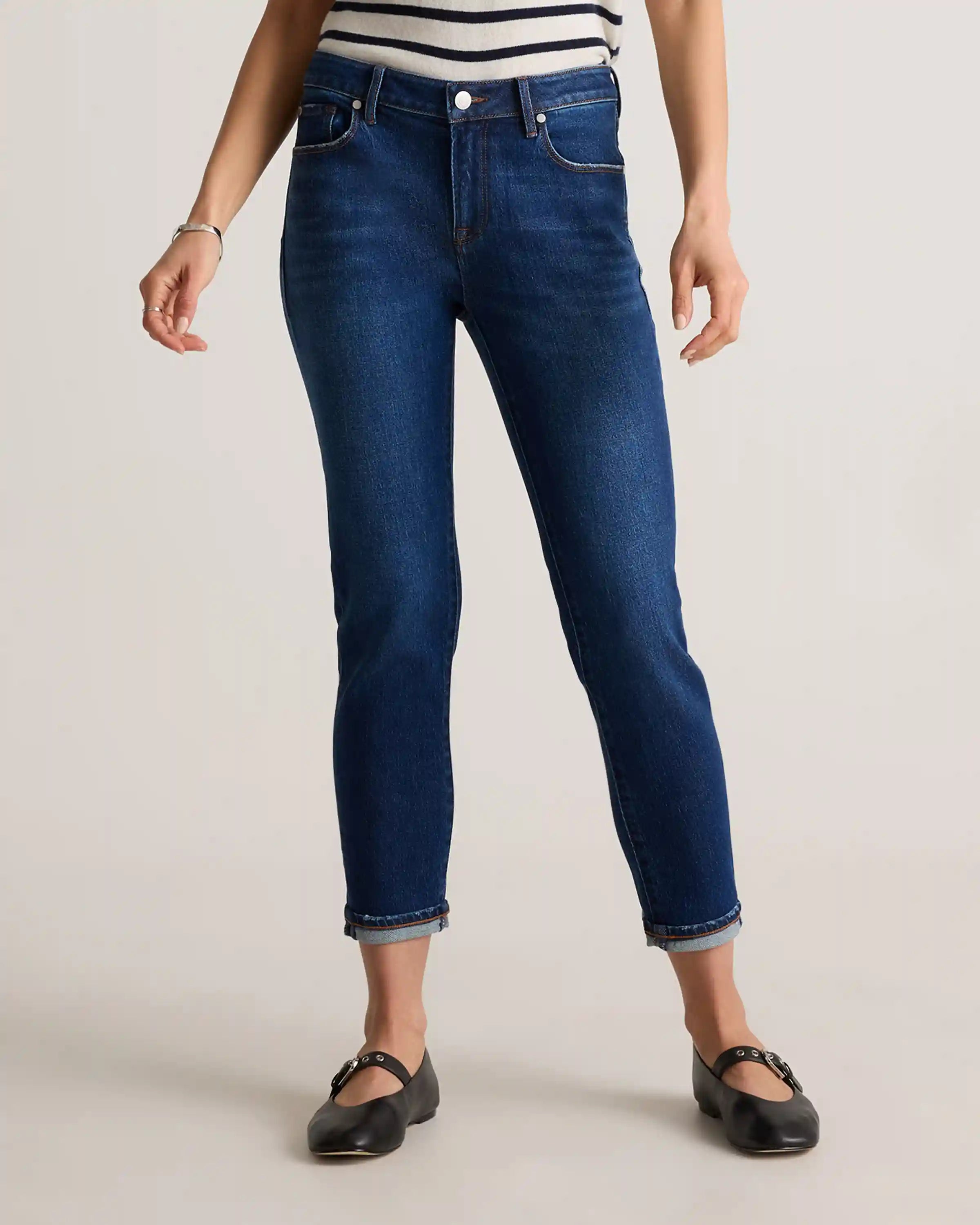 Luna Stretch Slim Boyfriend Jeans