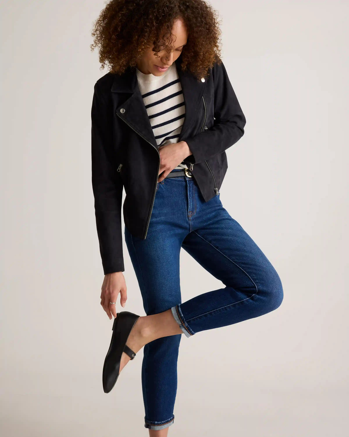 Luna Stretch Slim Boyfriend Jeans