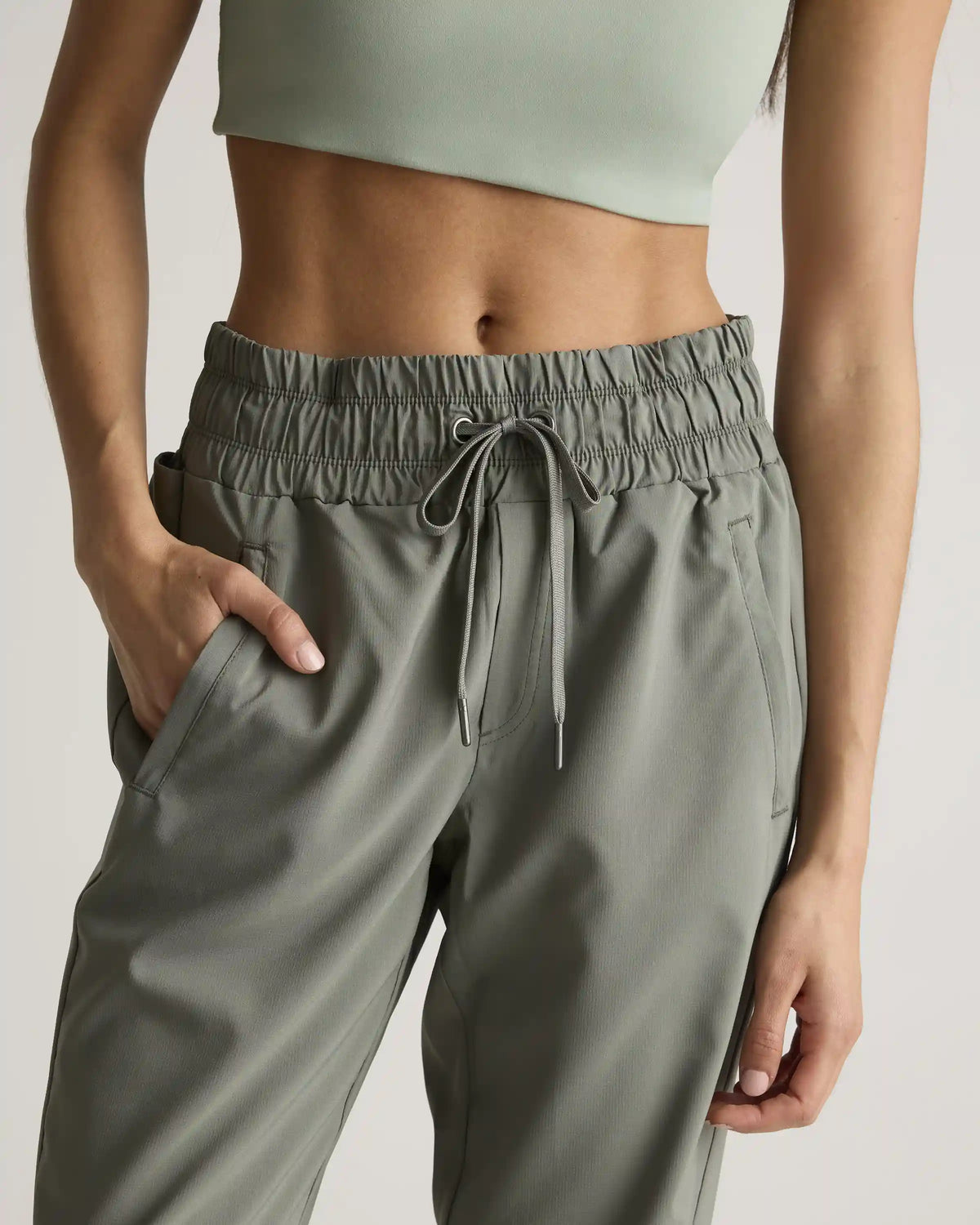 Micro Ripstop Mid-Rise Hike Joggers