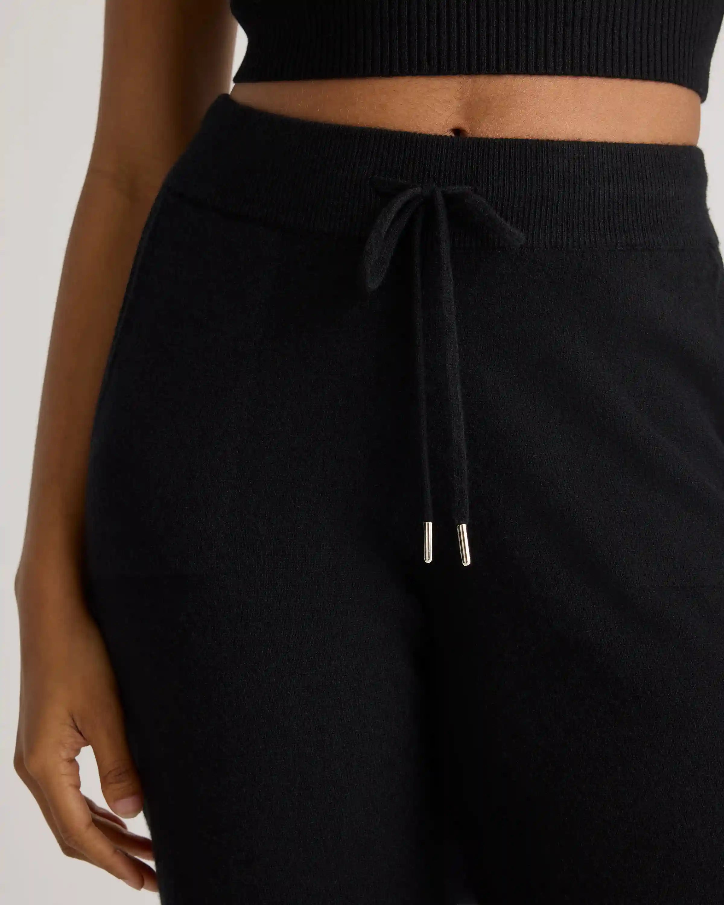 Mongolian Cashmere Straight Leg Pants