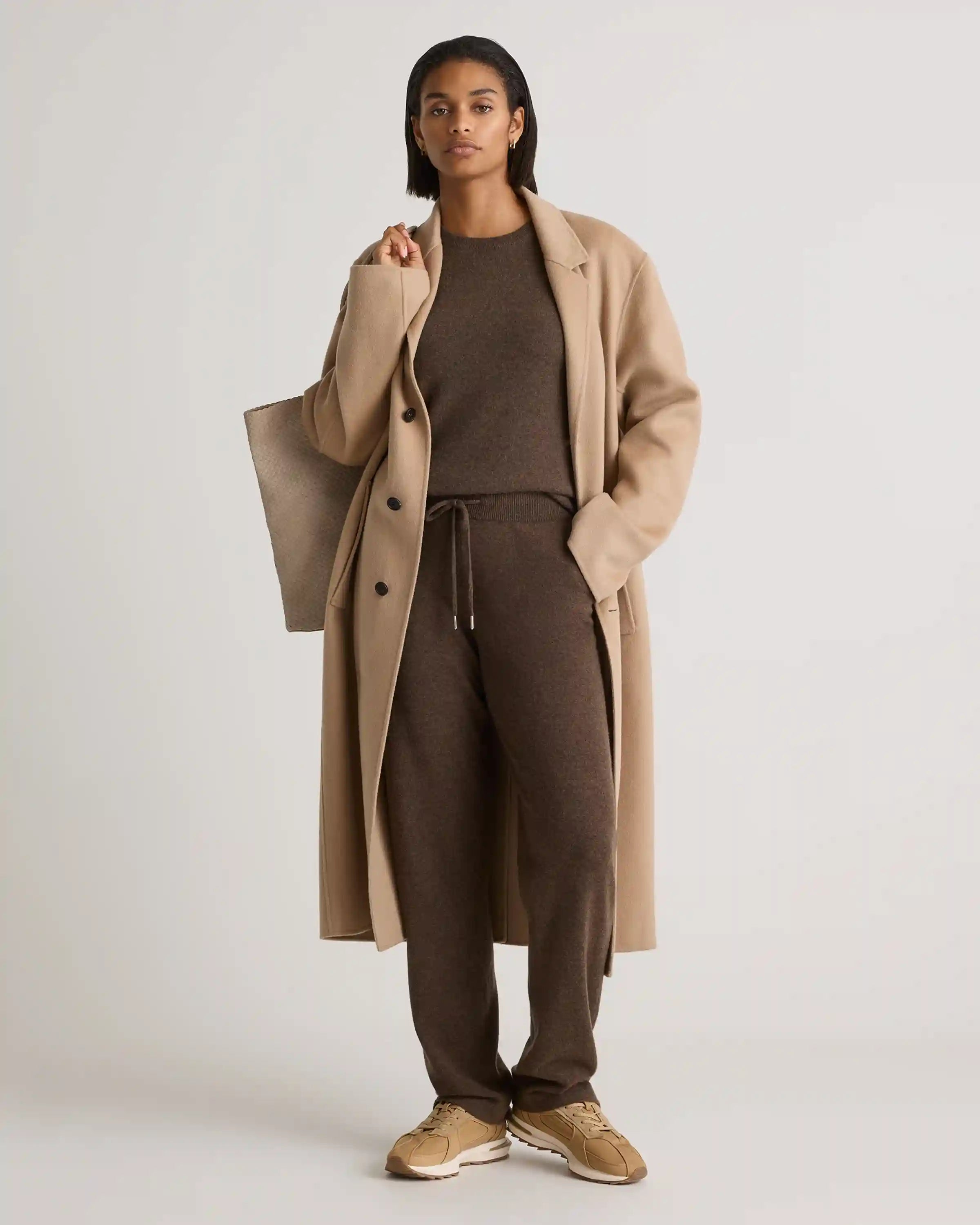 Mongolian Cashmere Straight Leg Pants