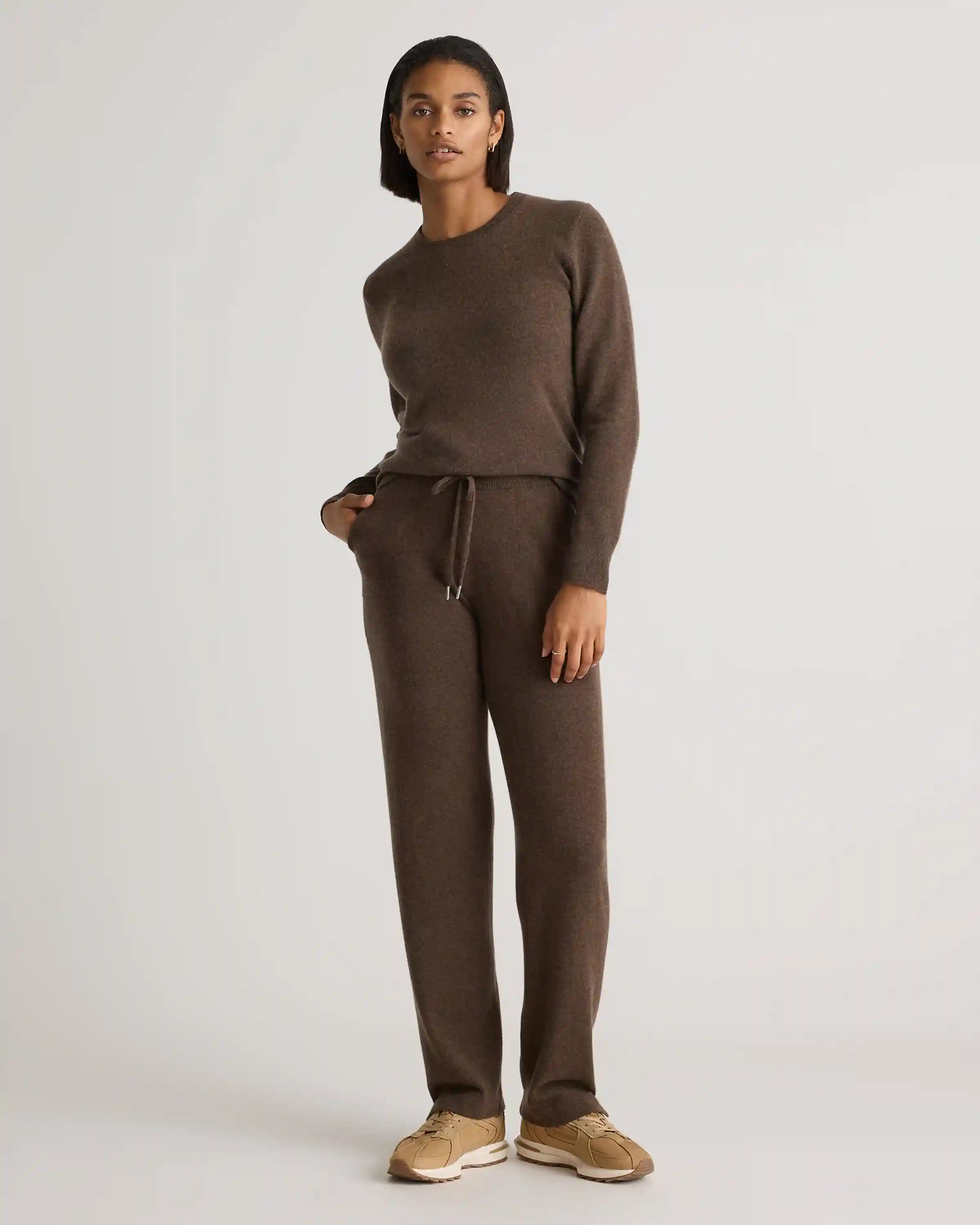 Mongolian Cashmere Straight Leg Pants