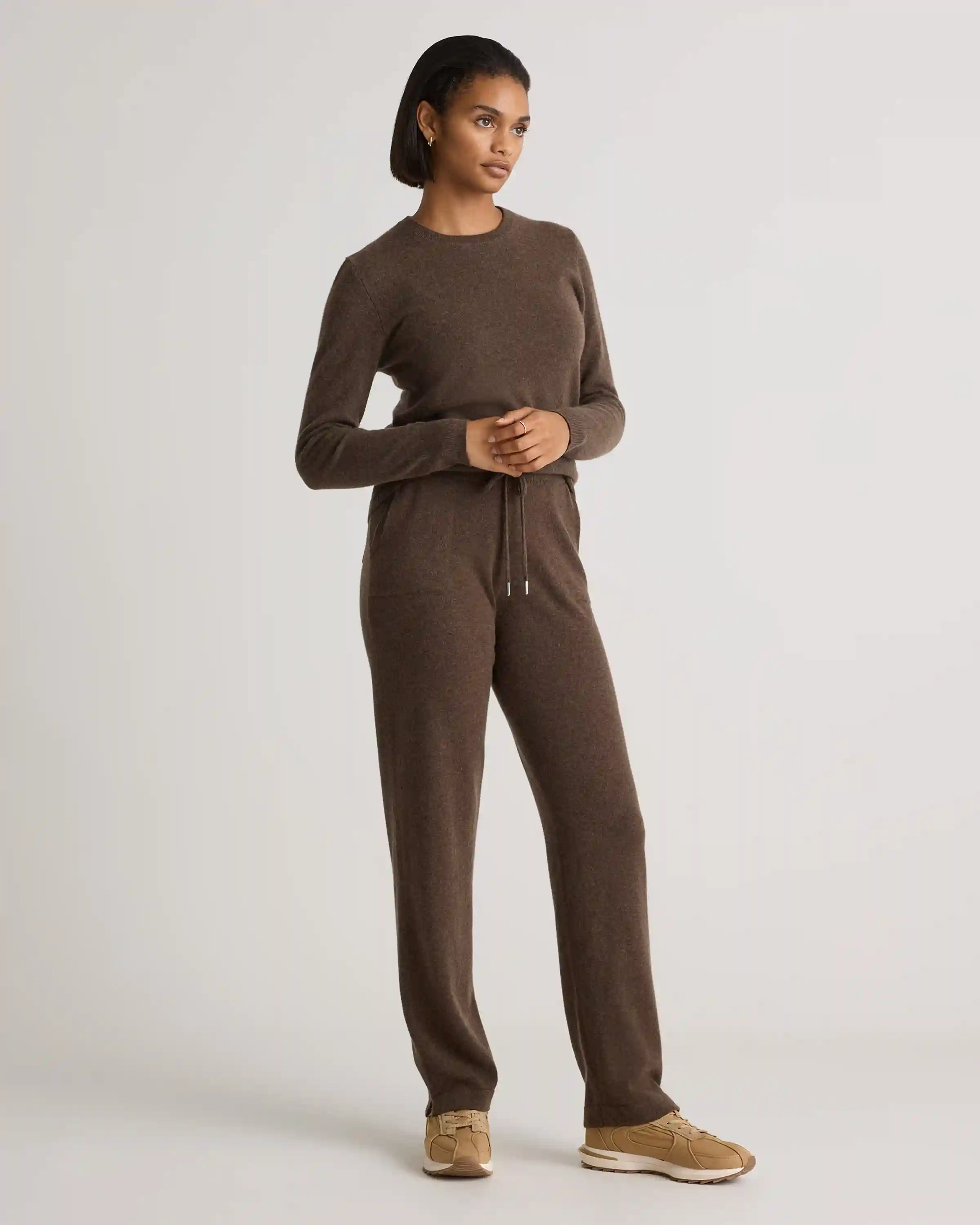 Mongolian Cashmere Straight Leg Pants