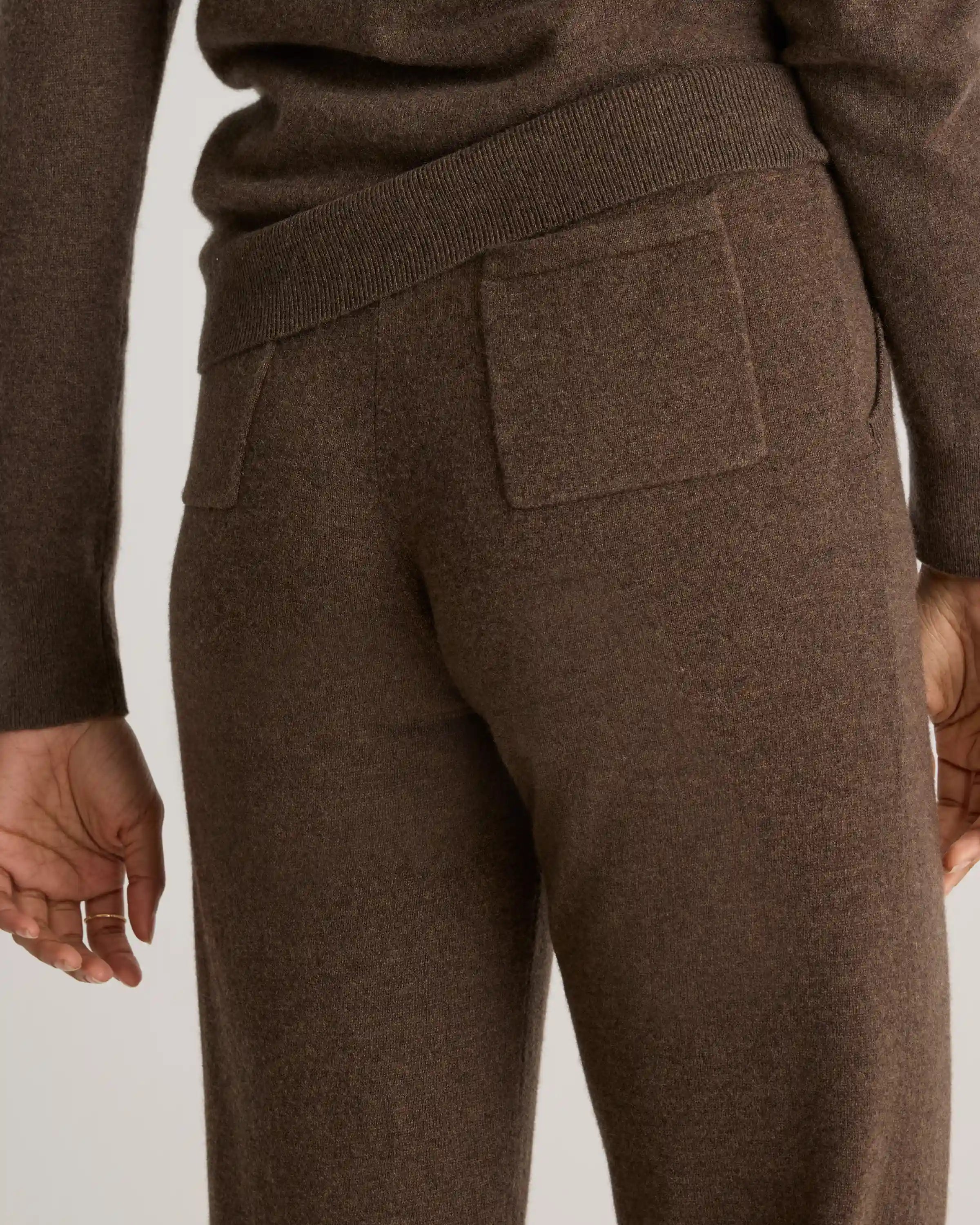 Mongolian Cashmere Straight Leg Pants