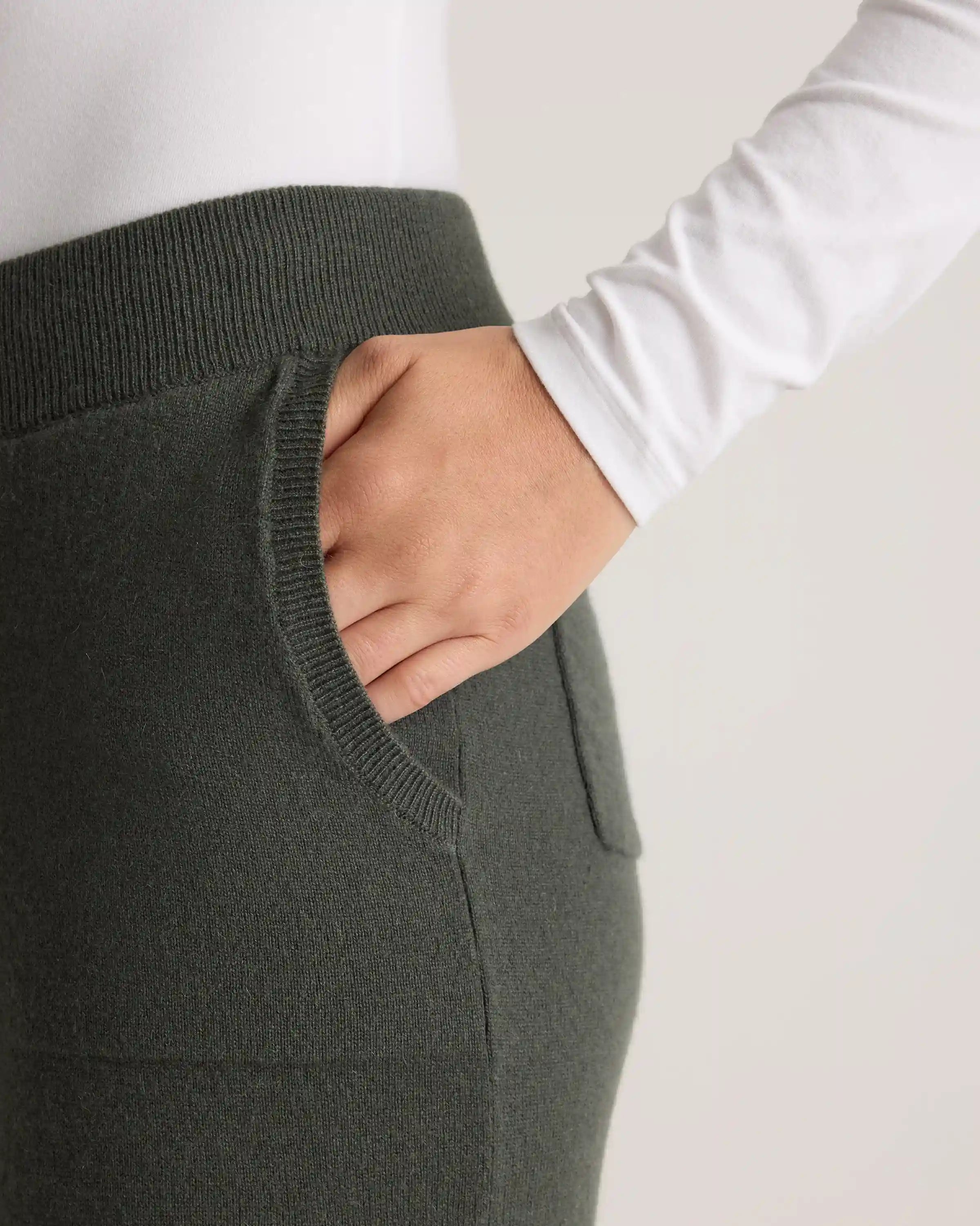 Mongolian Cashmere Straight Leg Pants