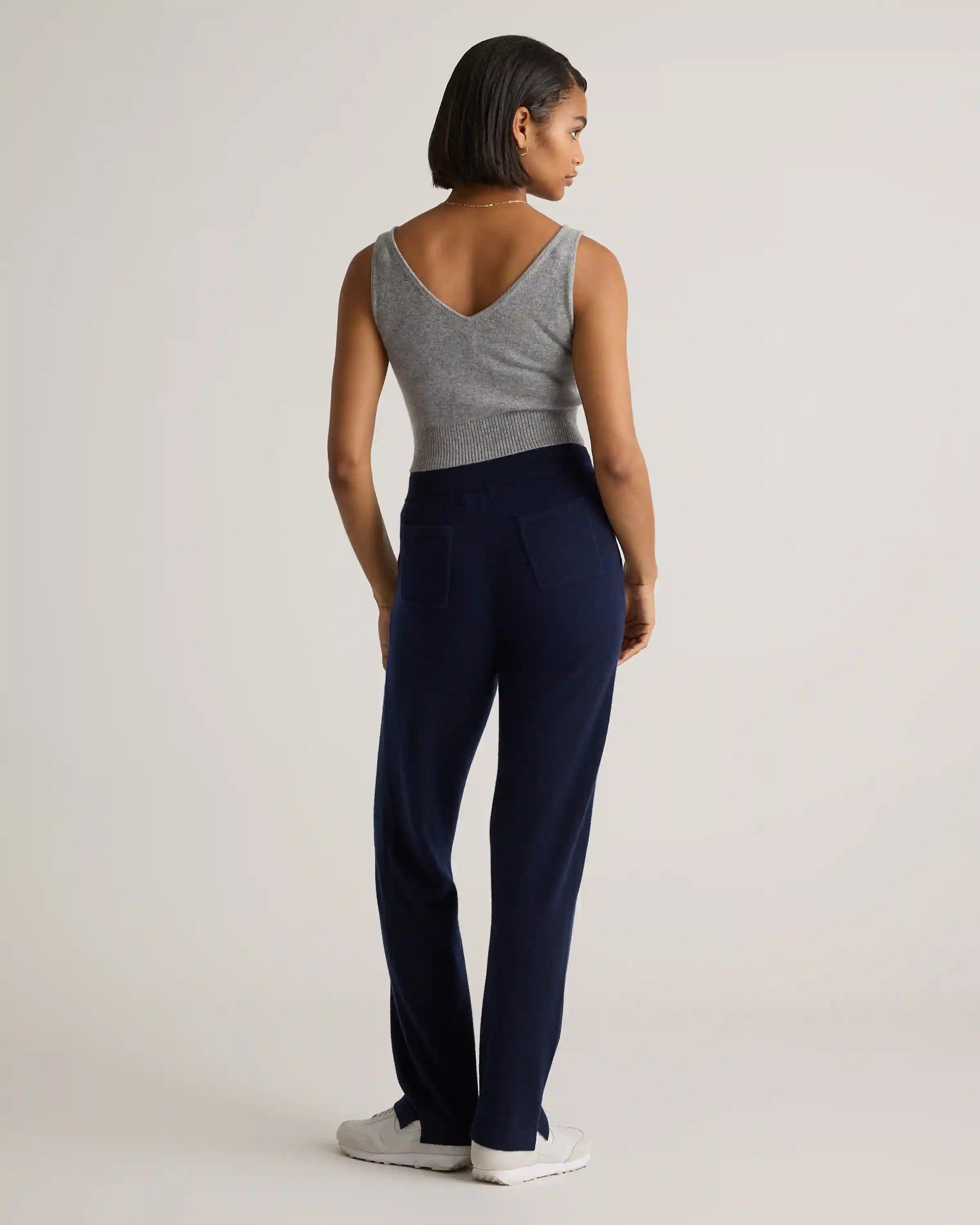 Mongolian Cashmere Straight Leg Pants