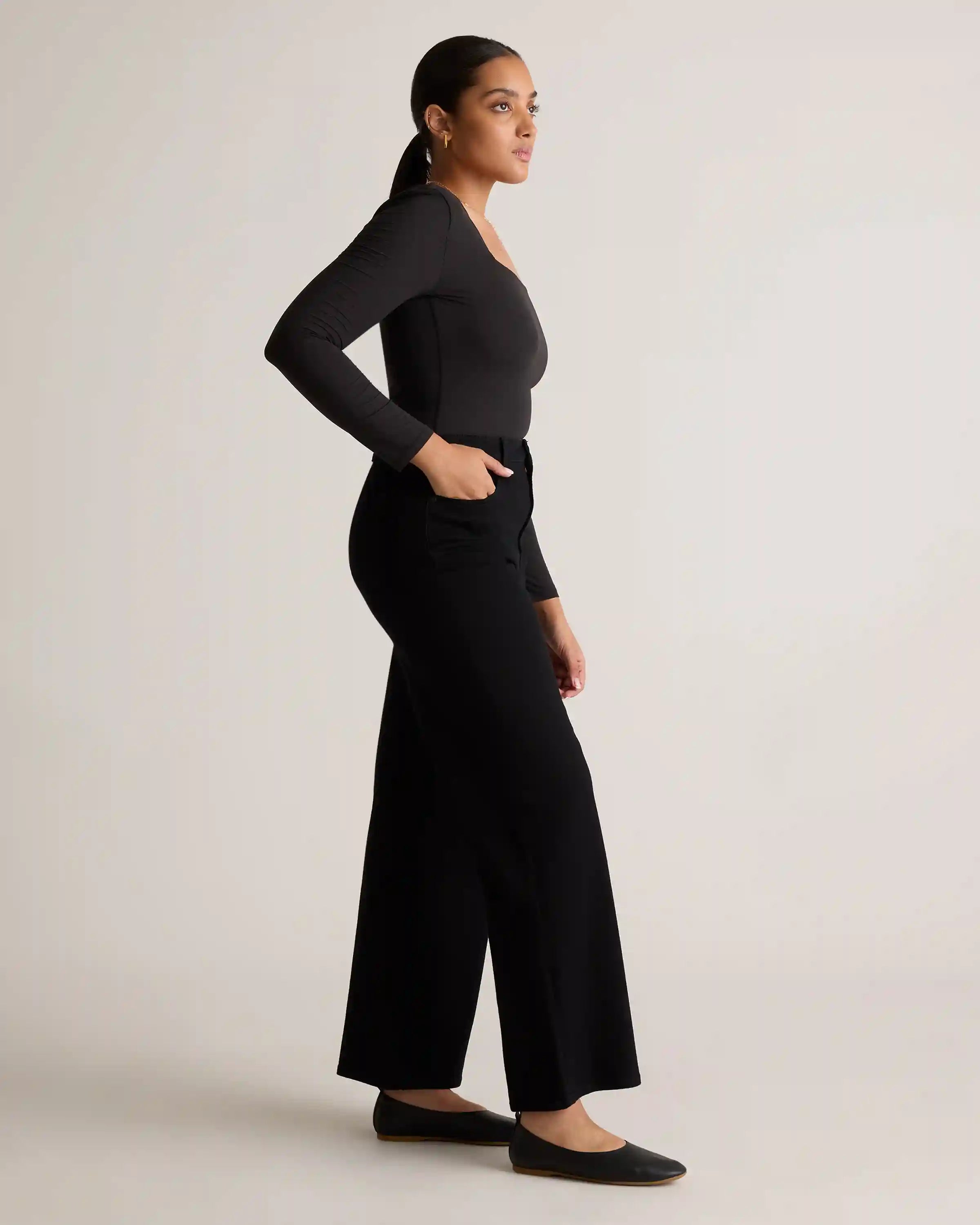 Bella Stretch Wide Leg Jeans