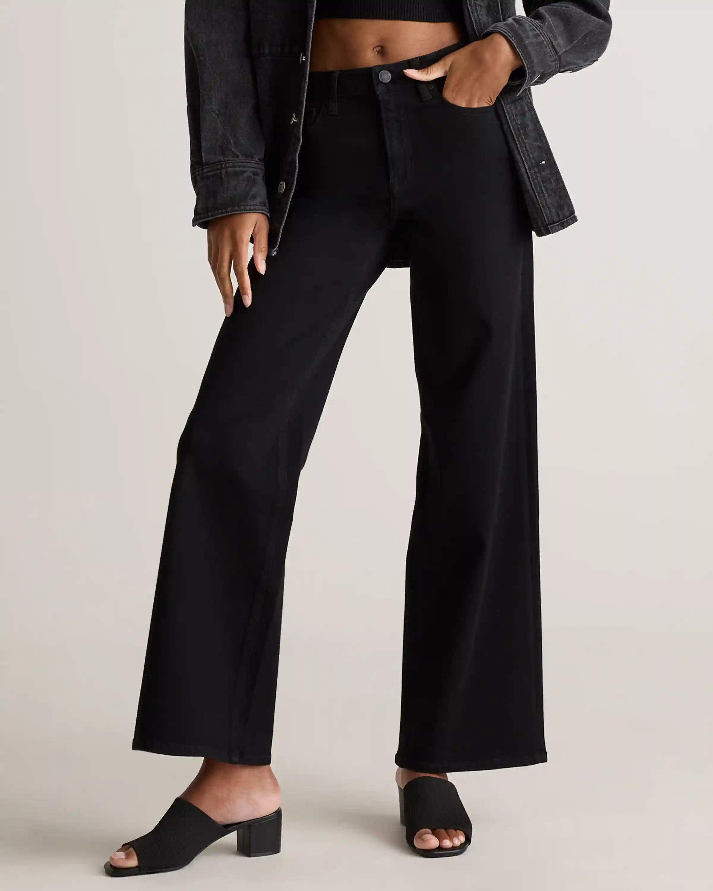 Bella Stretch Wide Leg Jeans