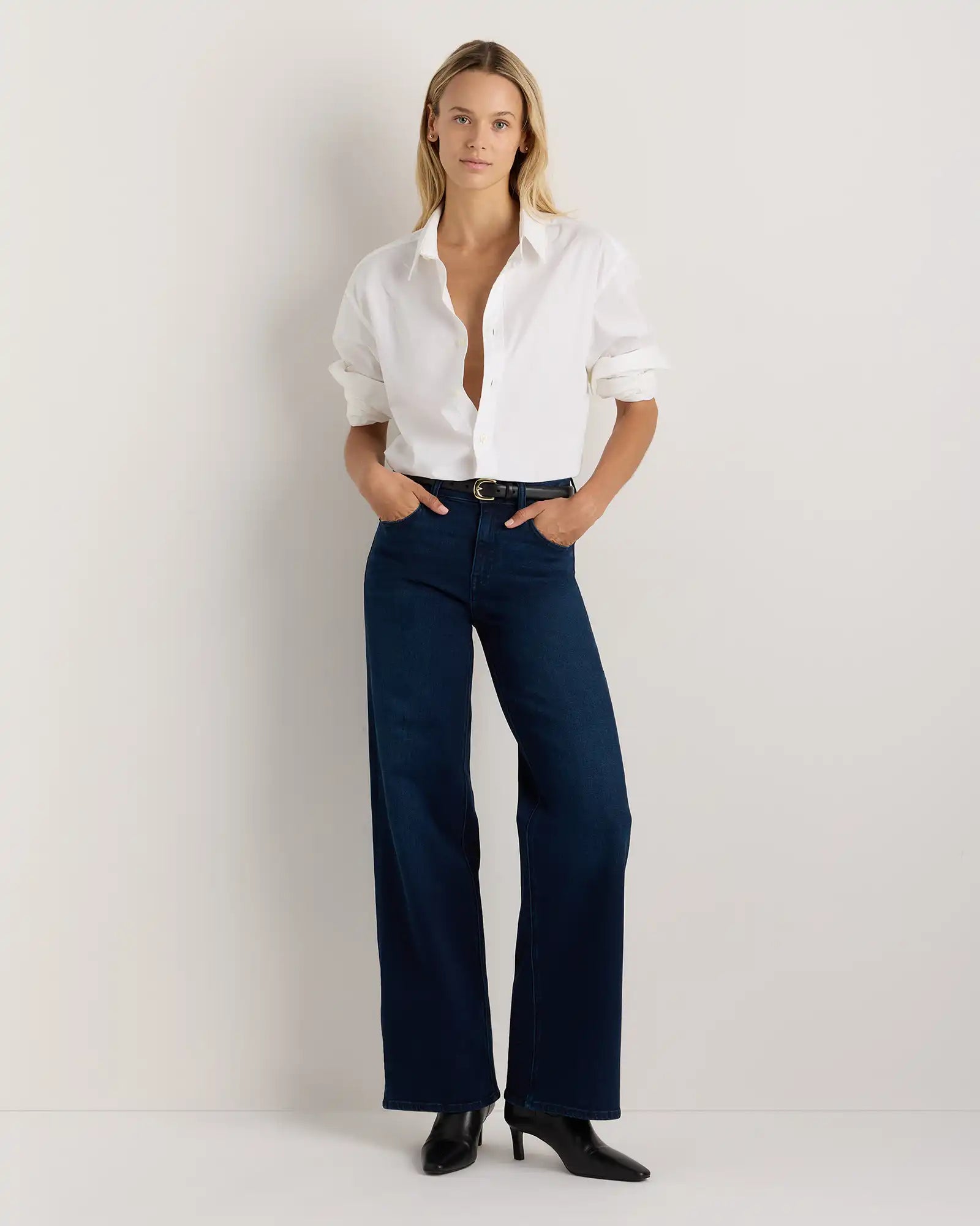 Bella Stretch Wide Leg Jeans