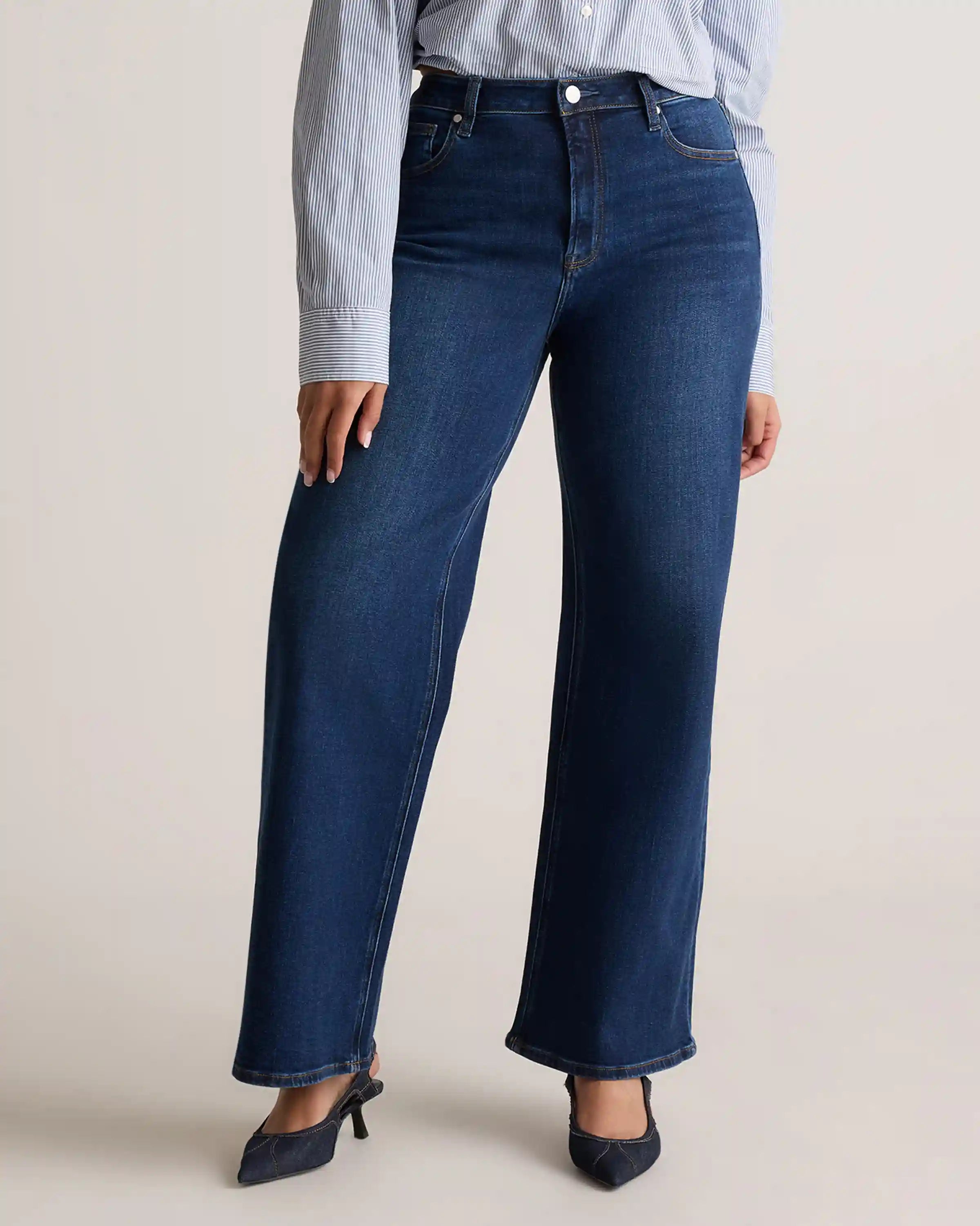 Bella Stretch Wide Leg Jeans