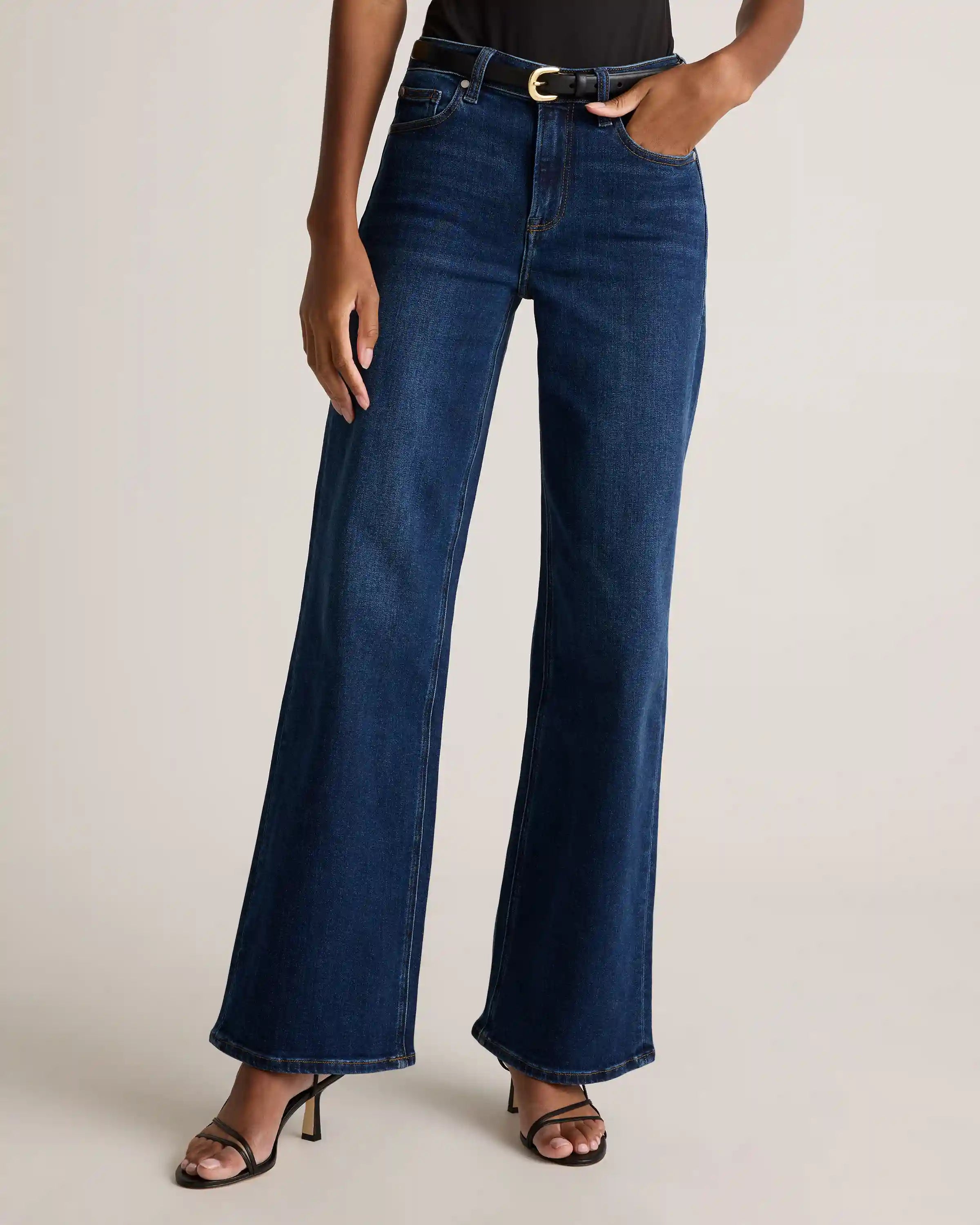 Bella Stretch Wide Leg Jeans