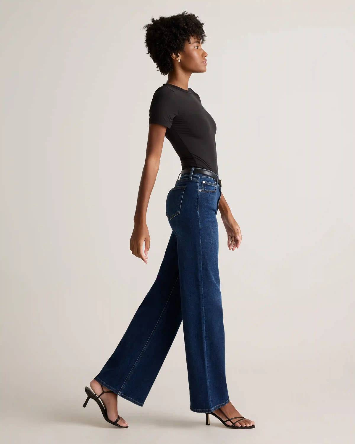 Bella Stretch Wide Leg Jeans
