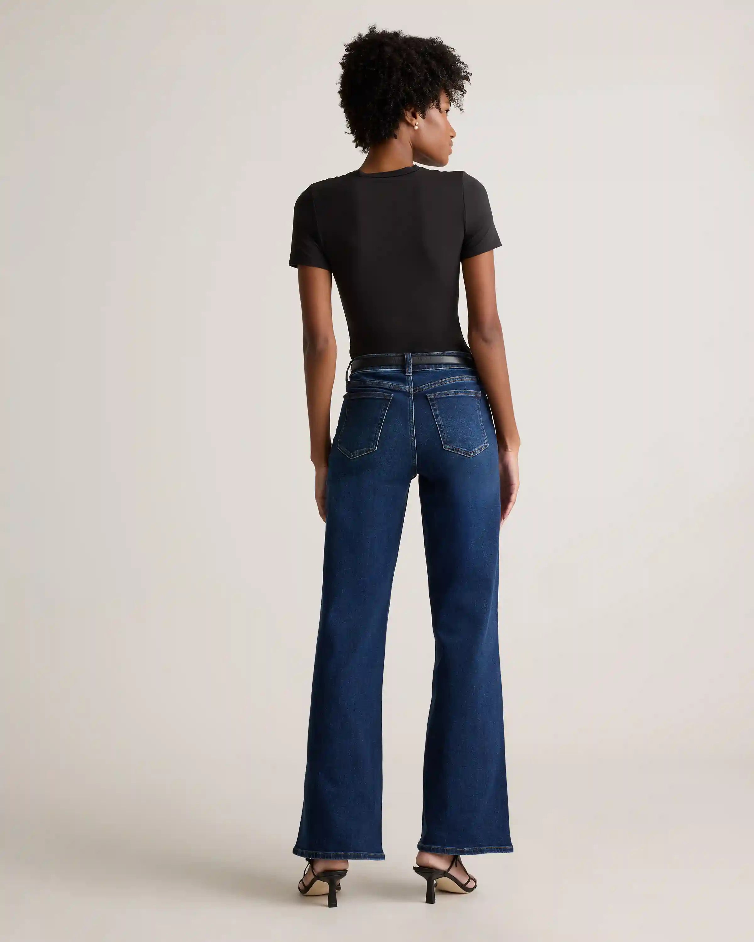 Bella Stretch Wide Leg Jeans