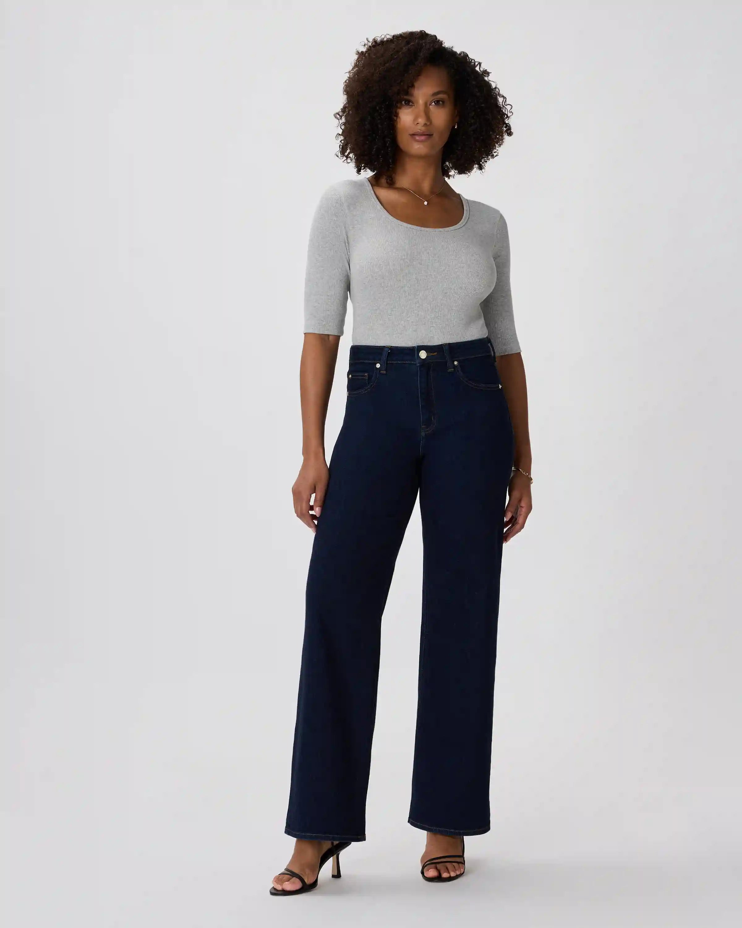 Bella Stretch Wide Leg Jeans
