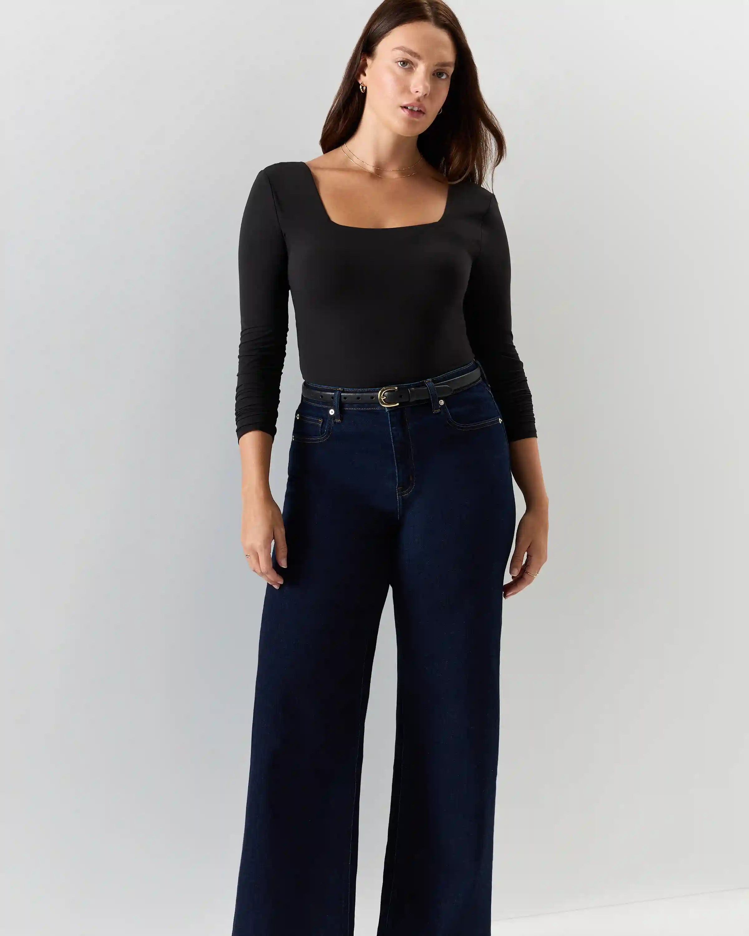 Bella Stretch Wide Leg Jeans