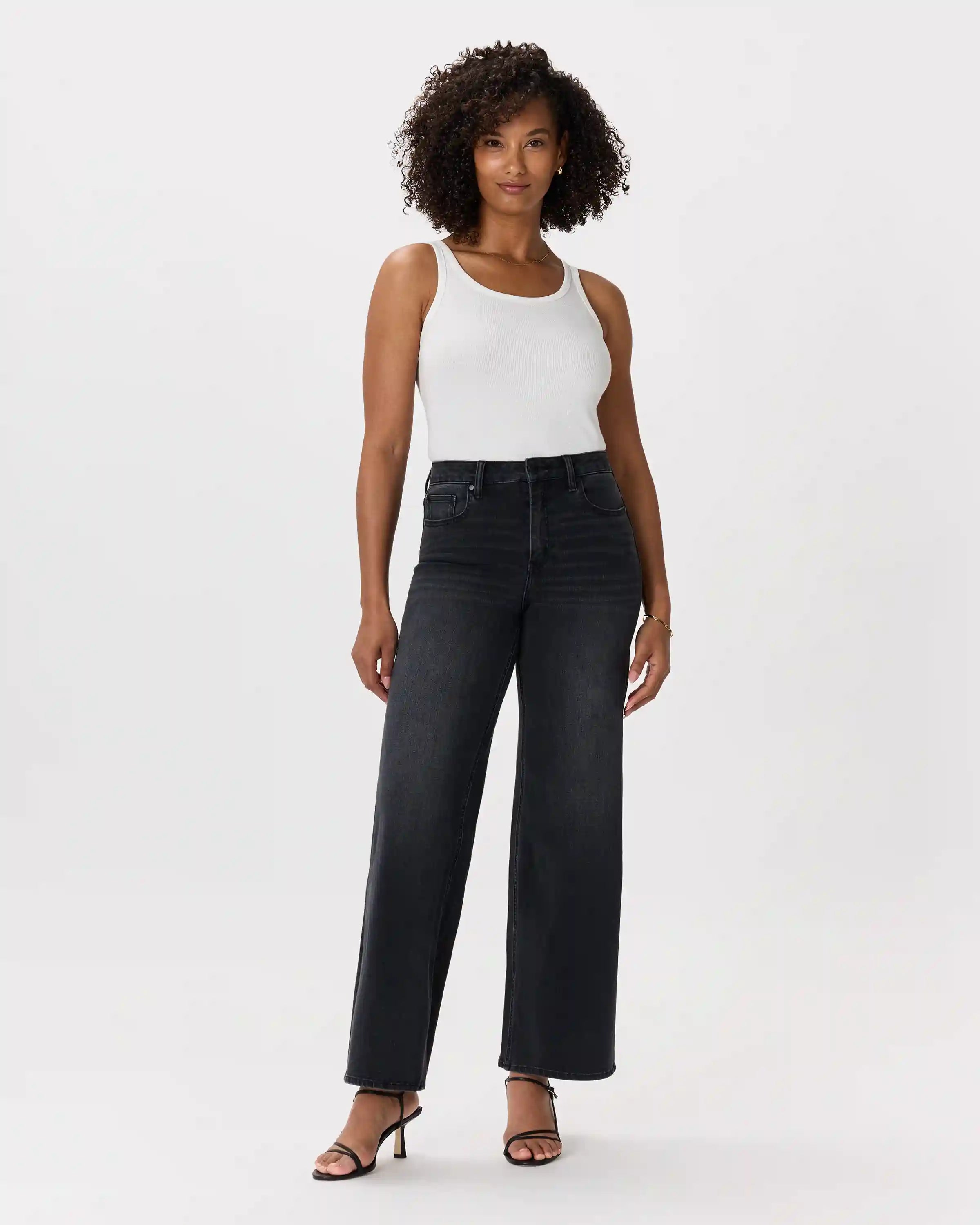 Bella Stretch Wide Leg Jeans