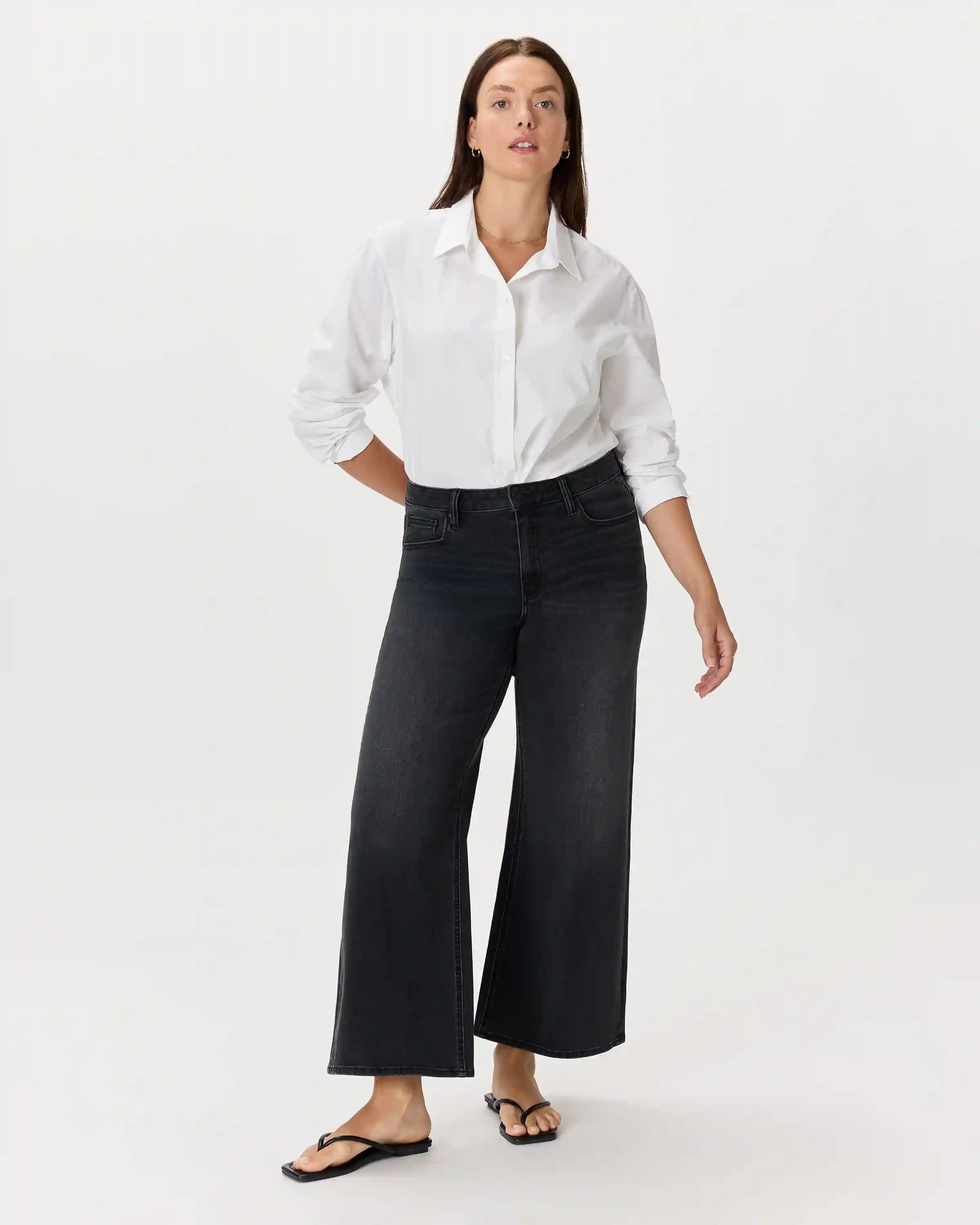 Bella Stretch Wide Leg Jeans