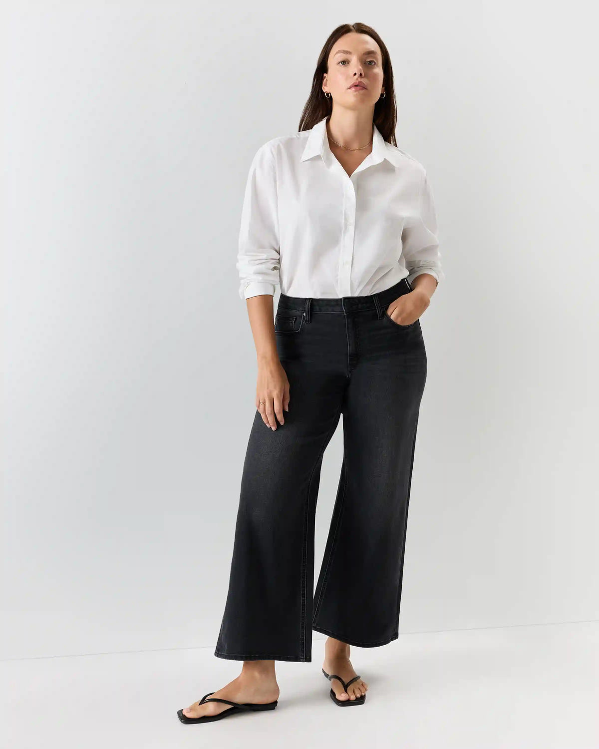 Bella Stretch Wide Leg Jeans
