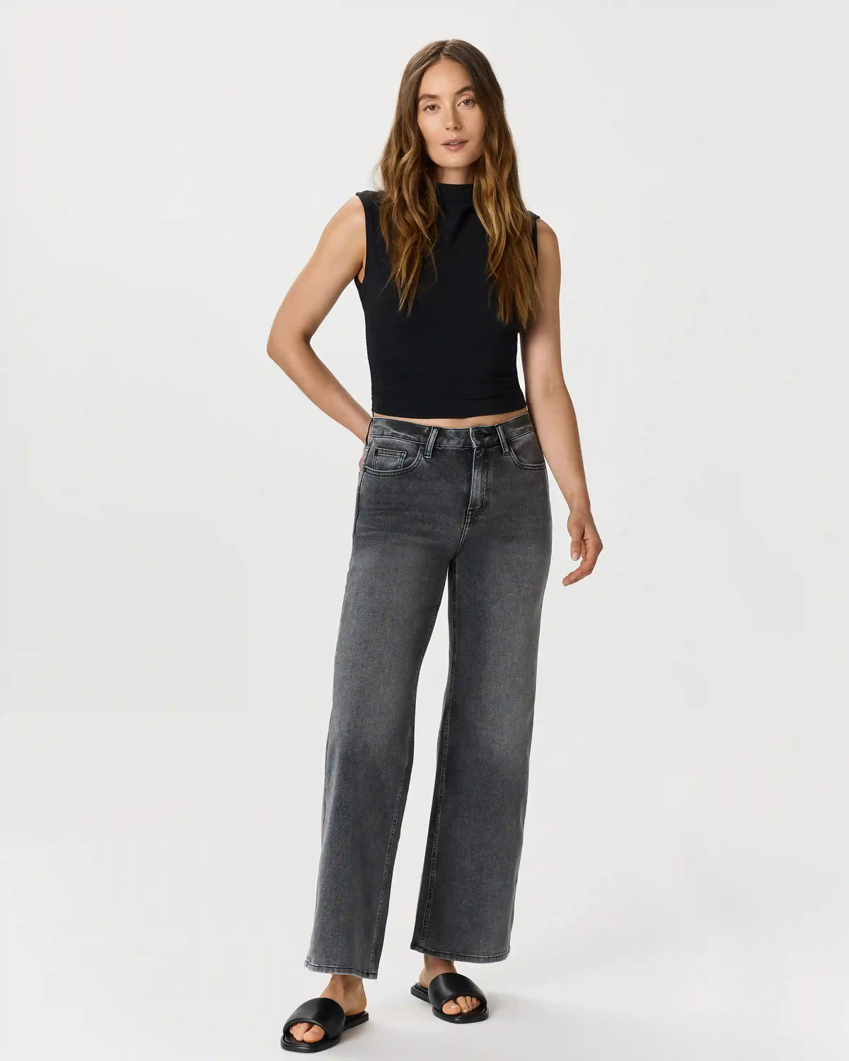 Bella Stretch Wide Leg Jeans