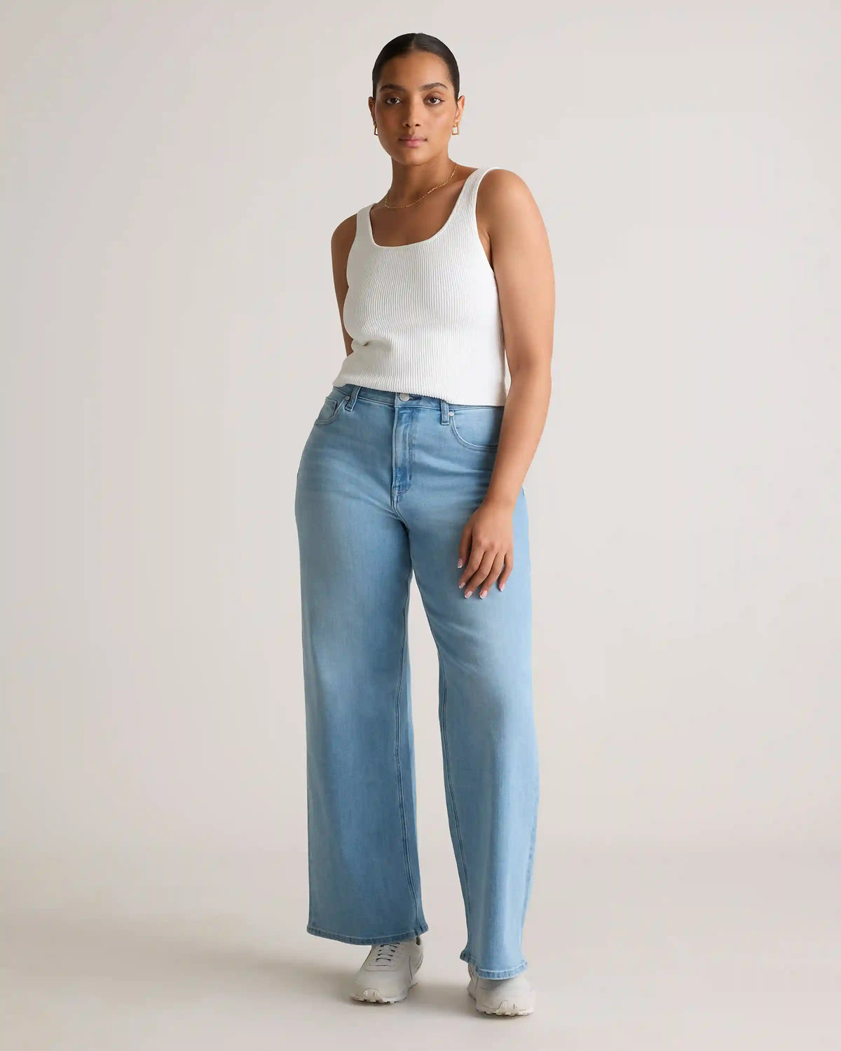 Bella Stretch Wide Leg Jeans