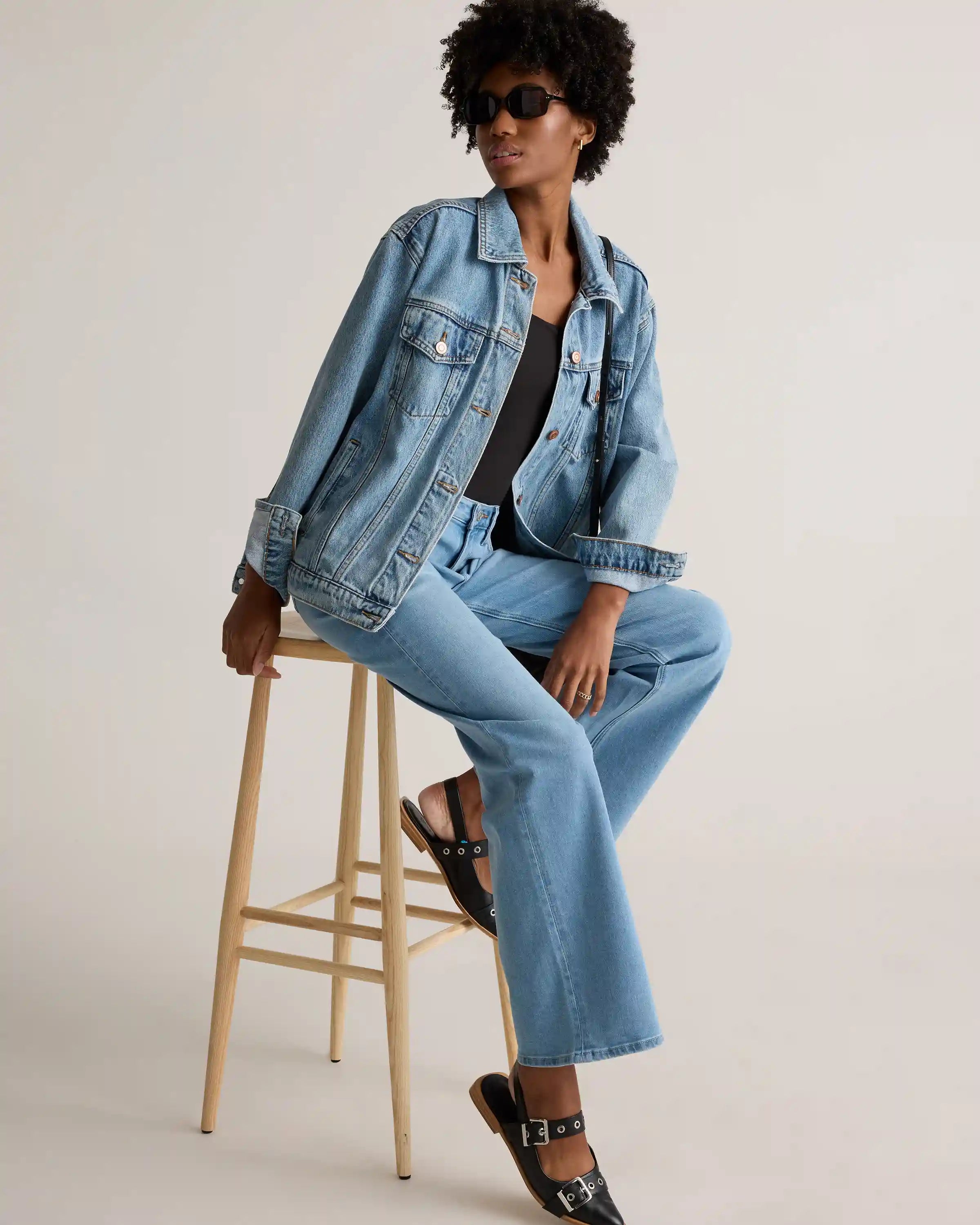 Bella Stretch Wide Leg Jeans