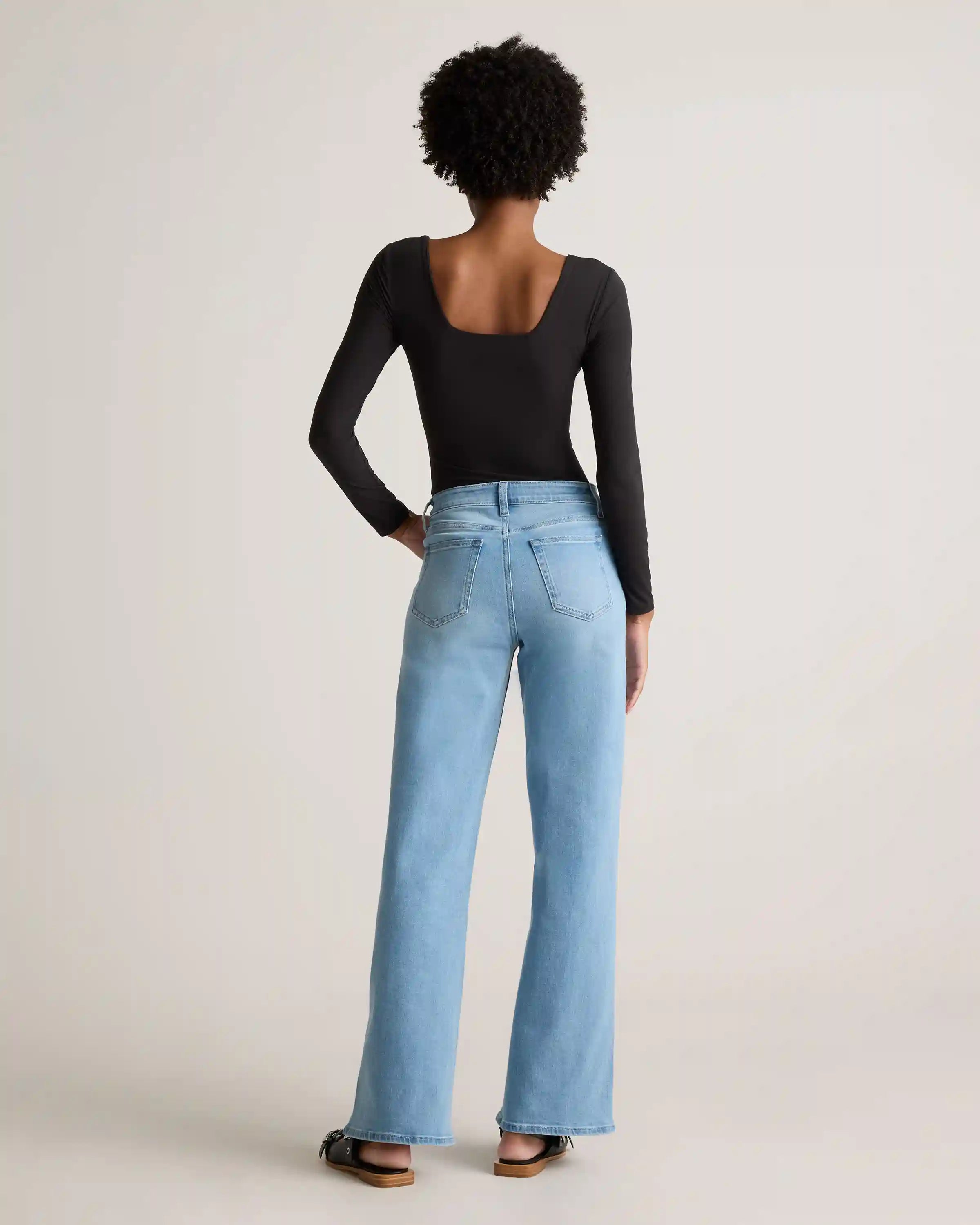 Bella Stretch Wide Leg Jeans