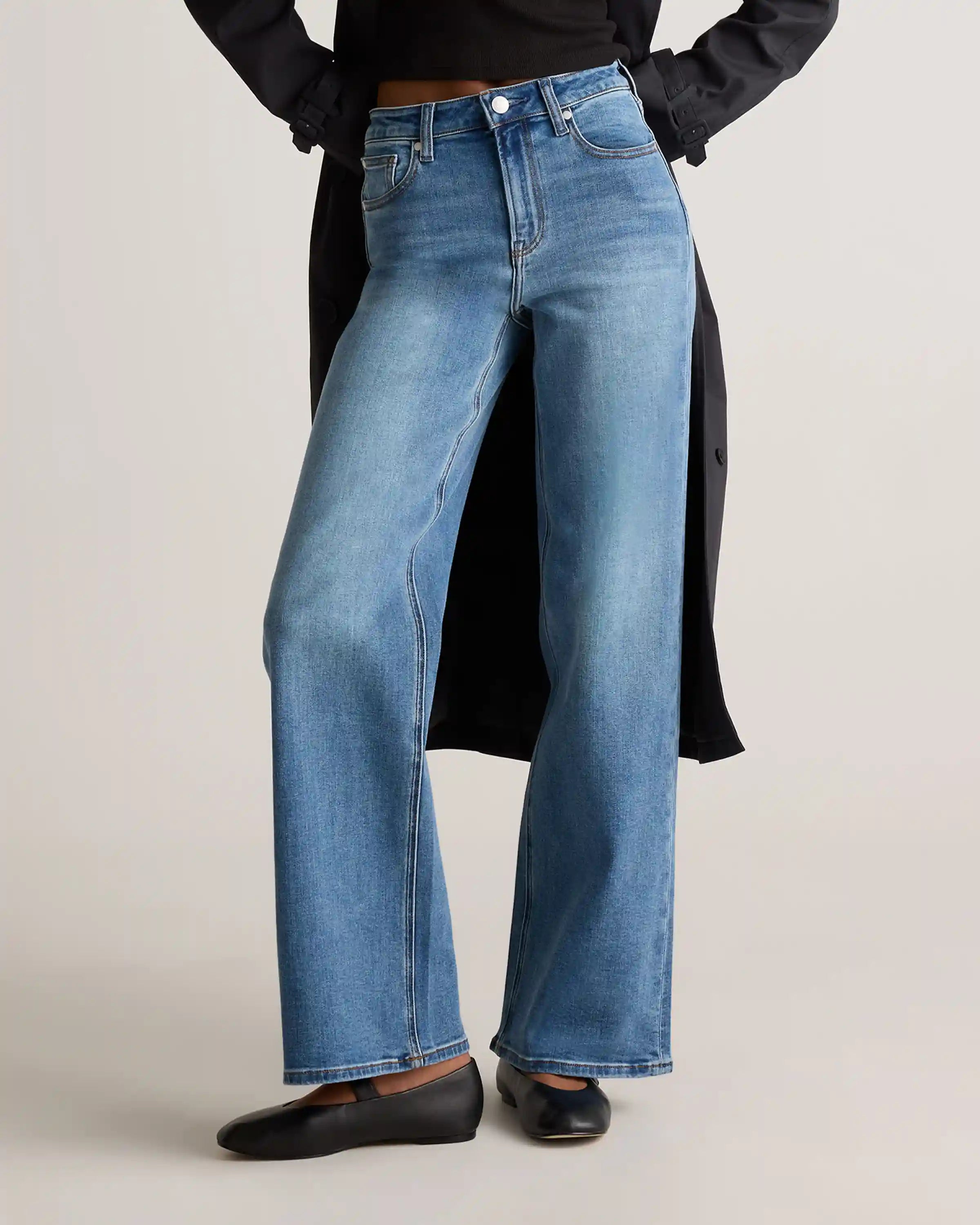 Bella Stretch Wide Leg Jeans