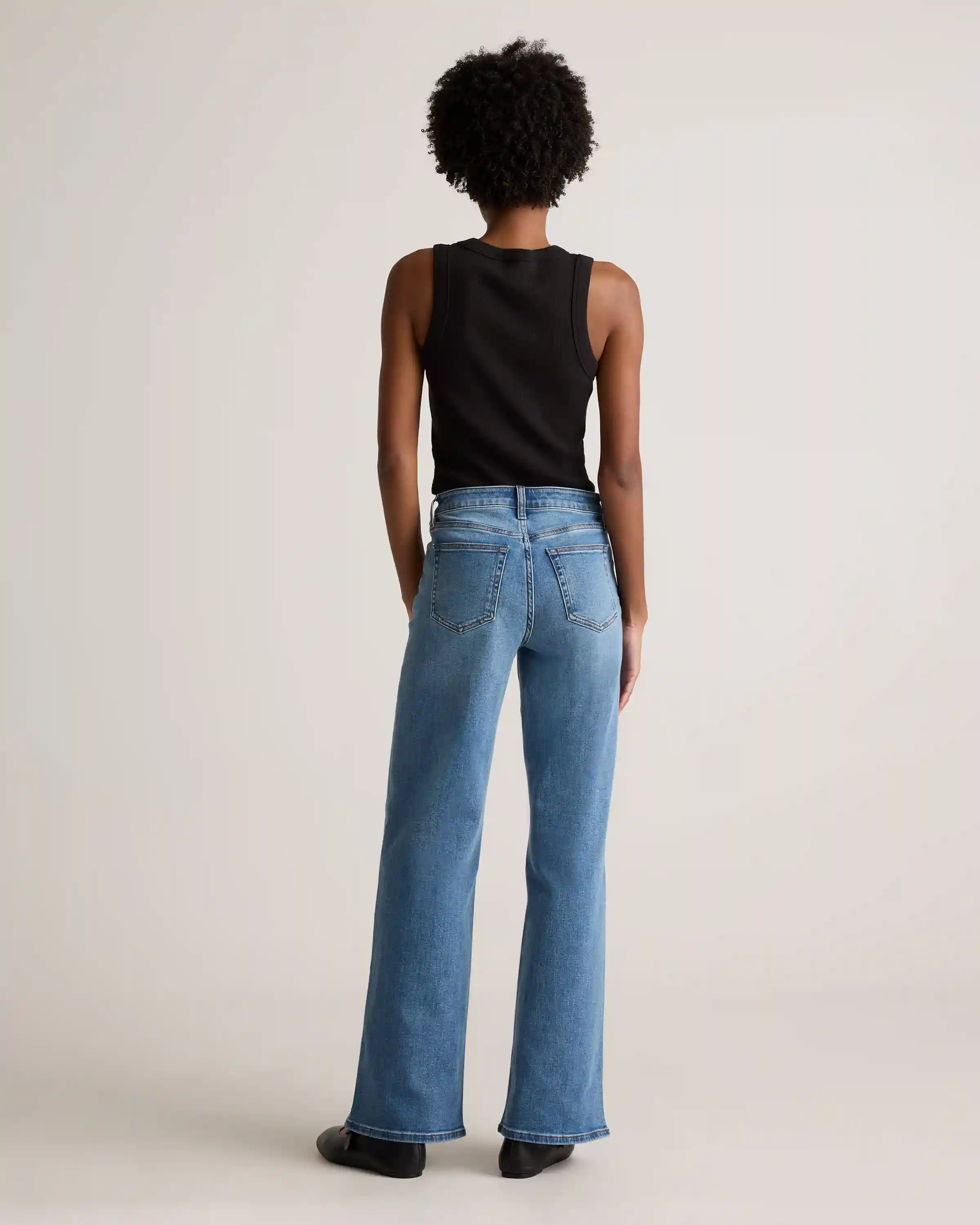 Bella Stretch Wide Leg Jeans