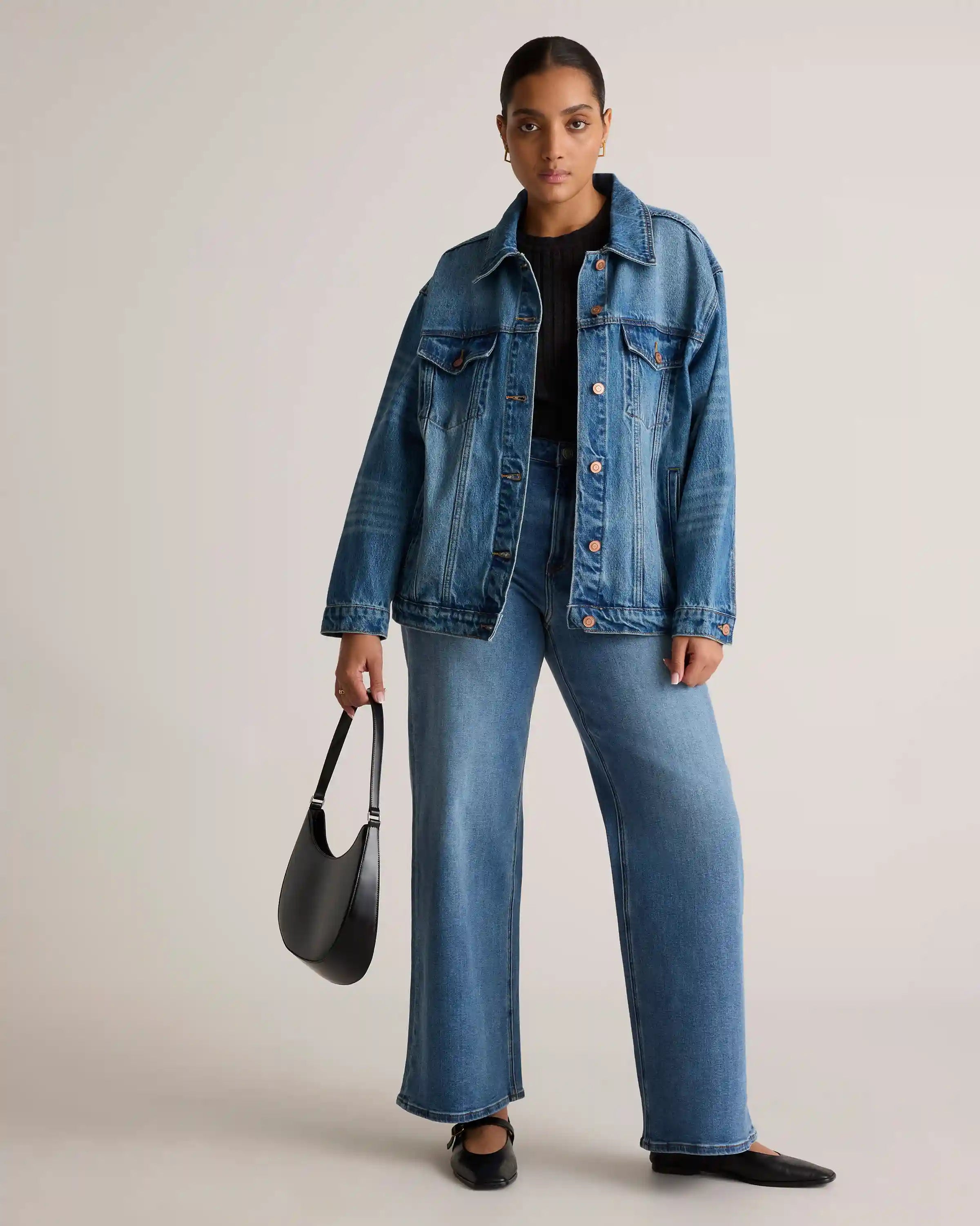 Bella Stretch Wide Leg Jeans