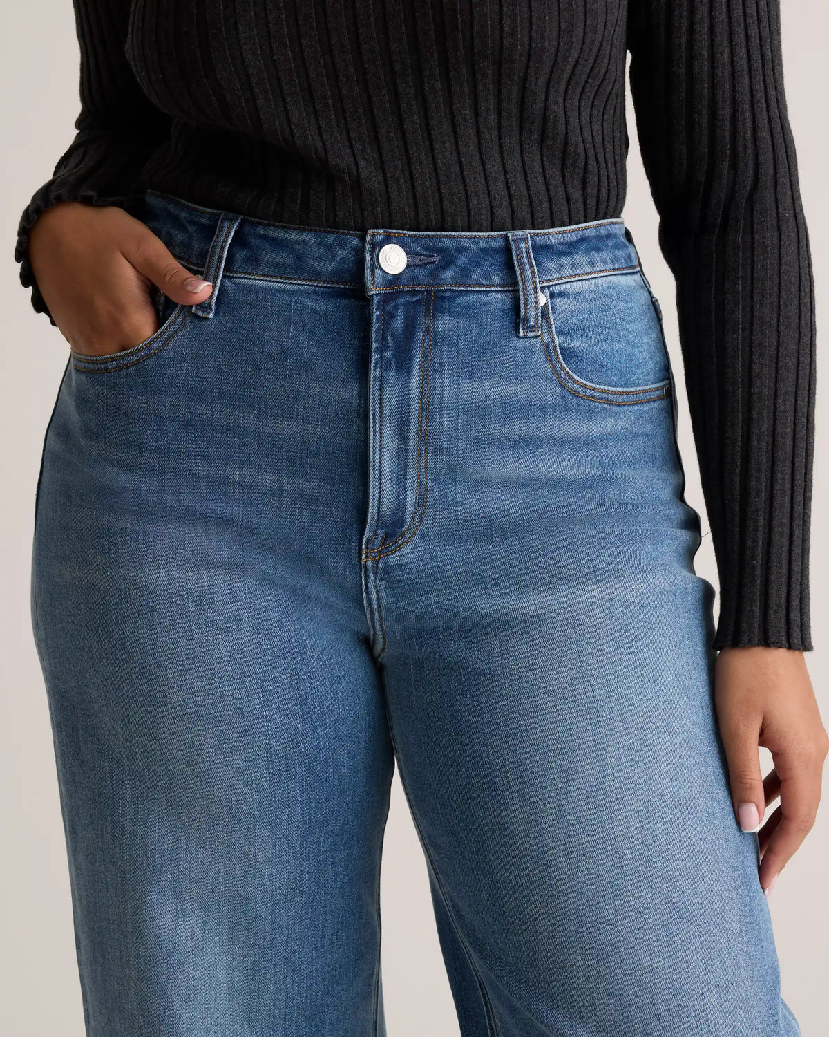 Bella Stretch Wide Leg Jeans