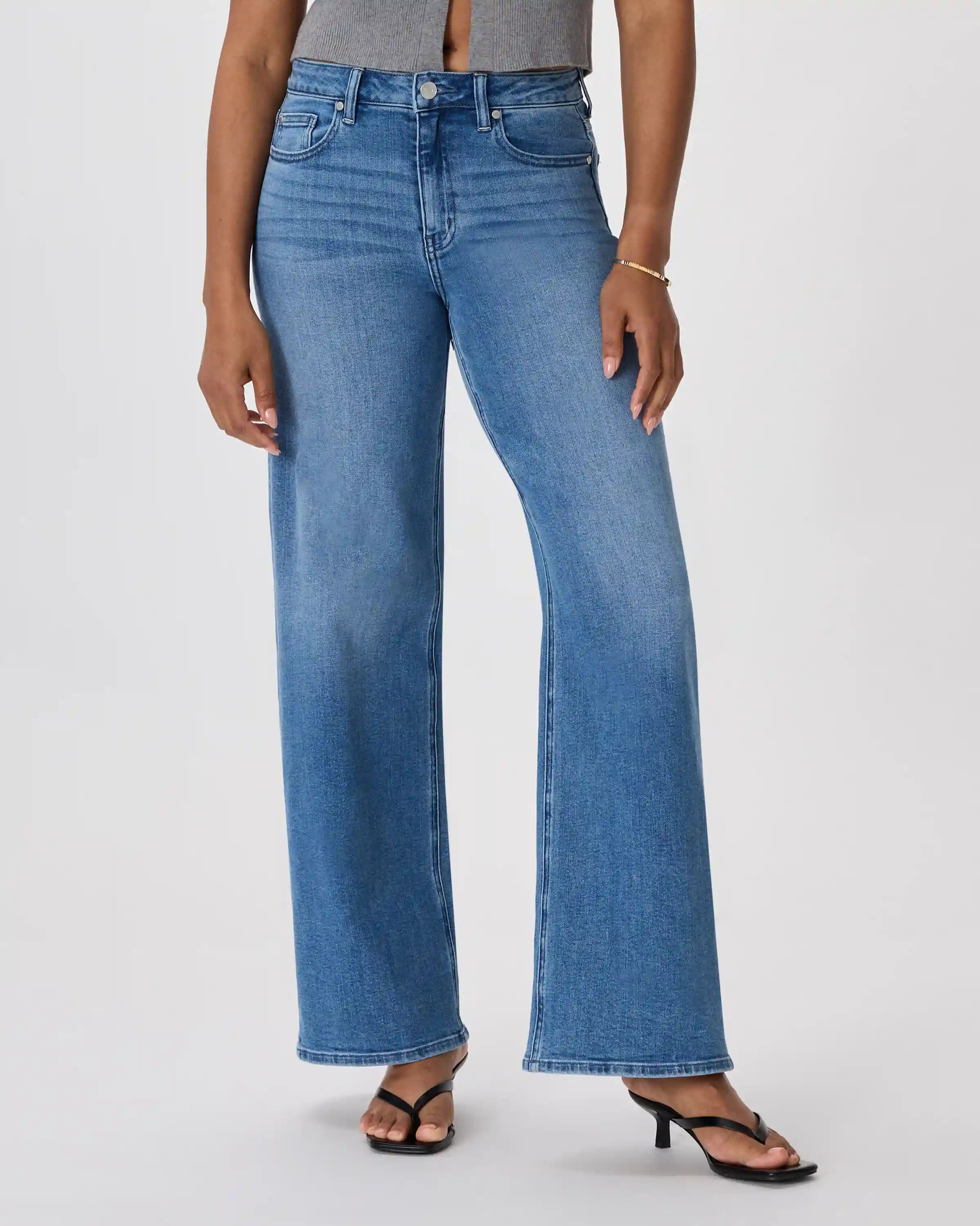 Bella Stretch Wide Leg Jeans