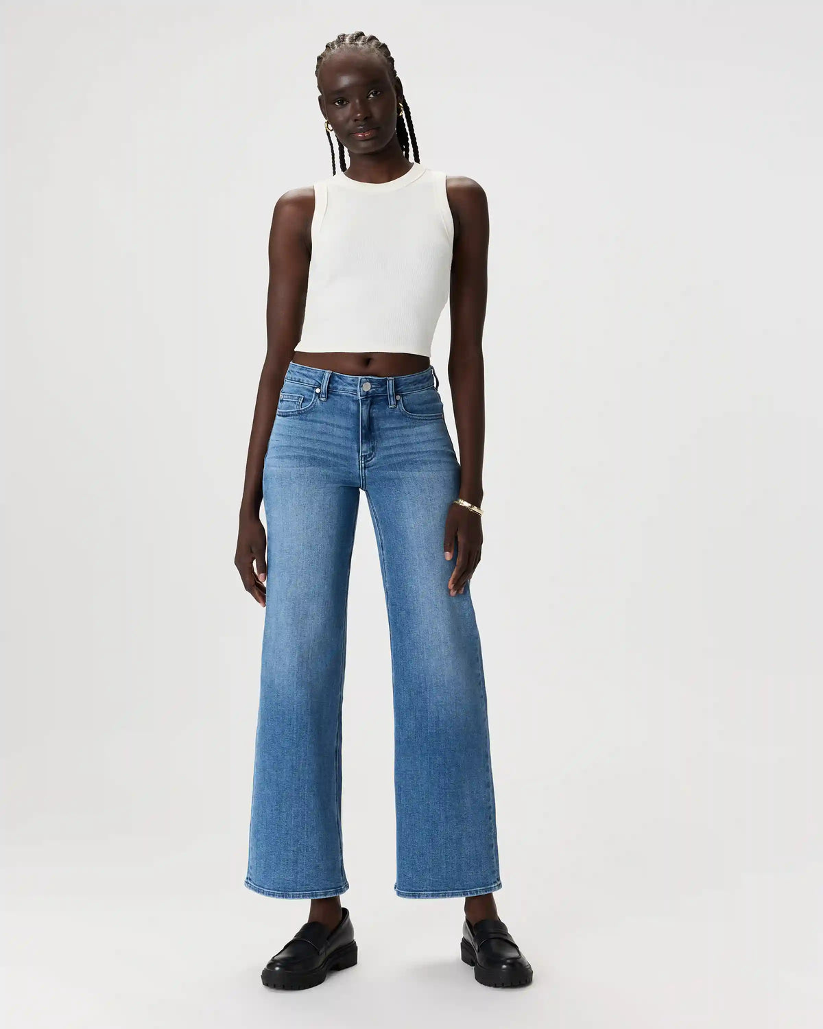 Bella Stretch Wide Leg Jeans