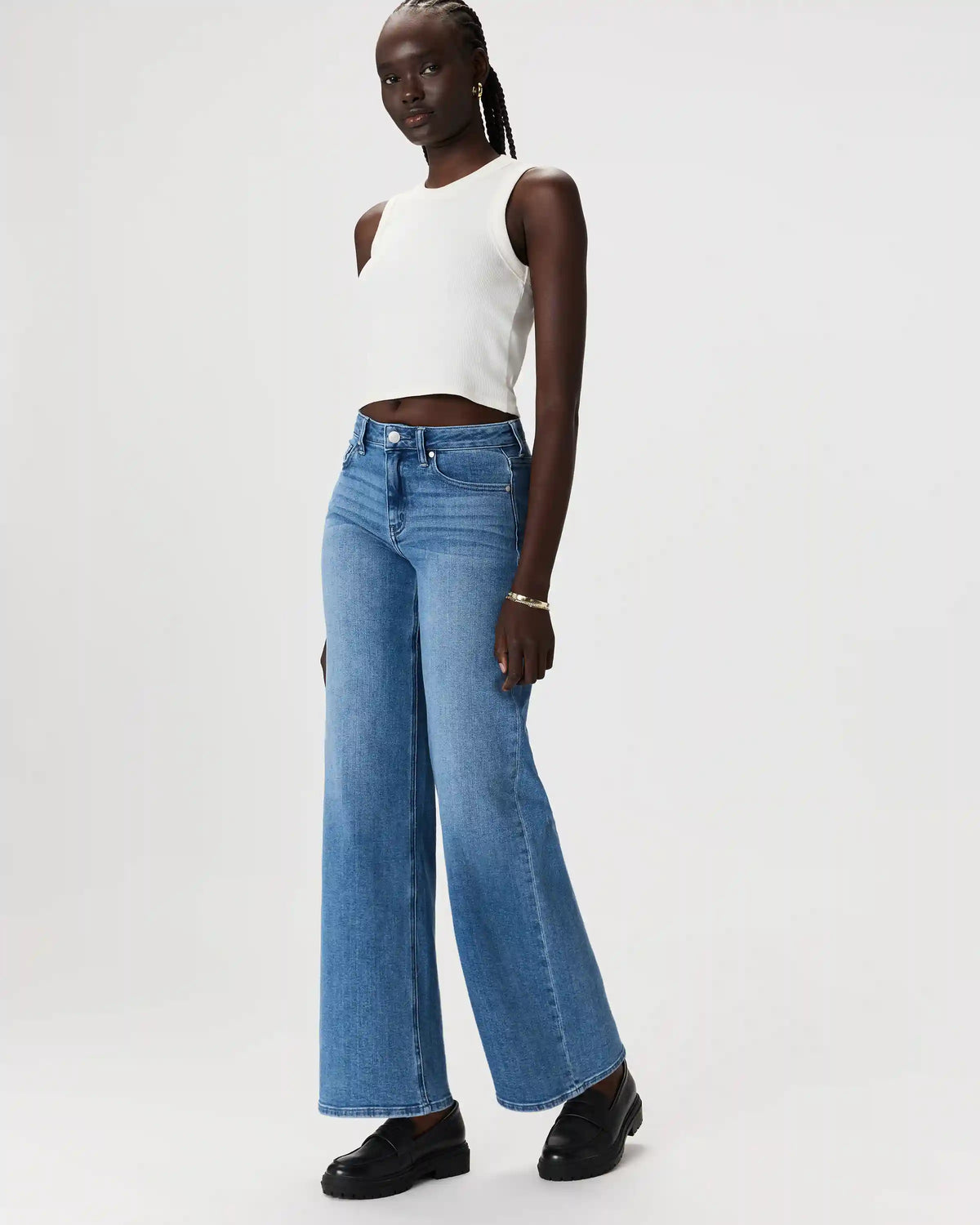Bella Stretch Wide Leg Jeans