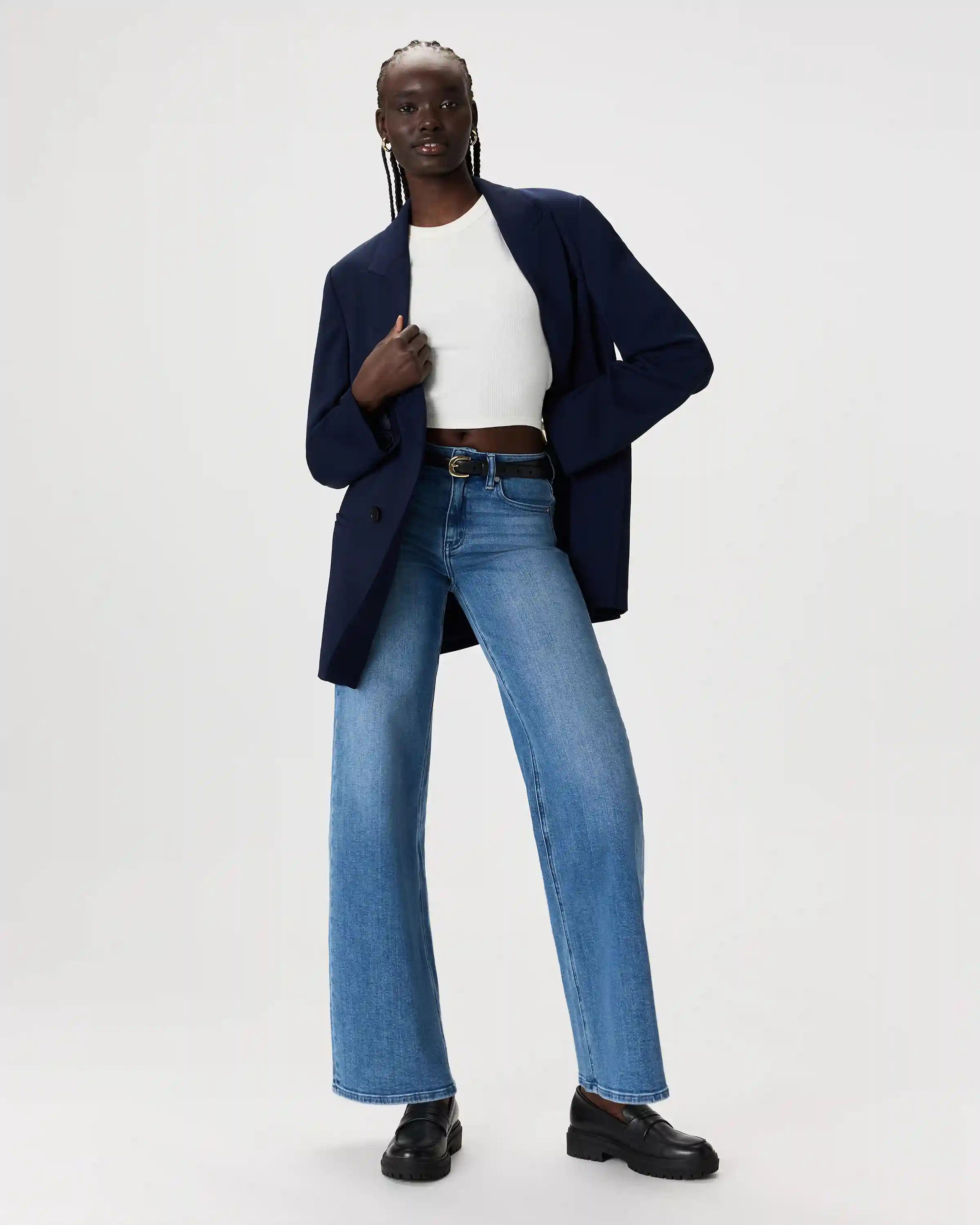 Bella Stretch Wide Leg Jeans