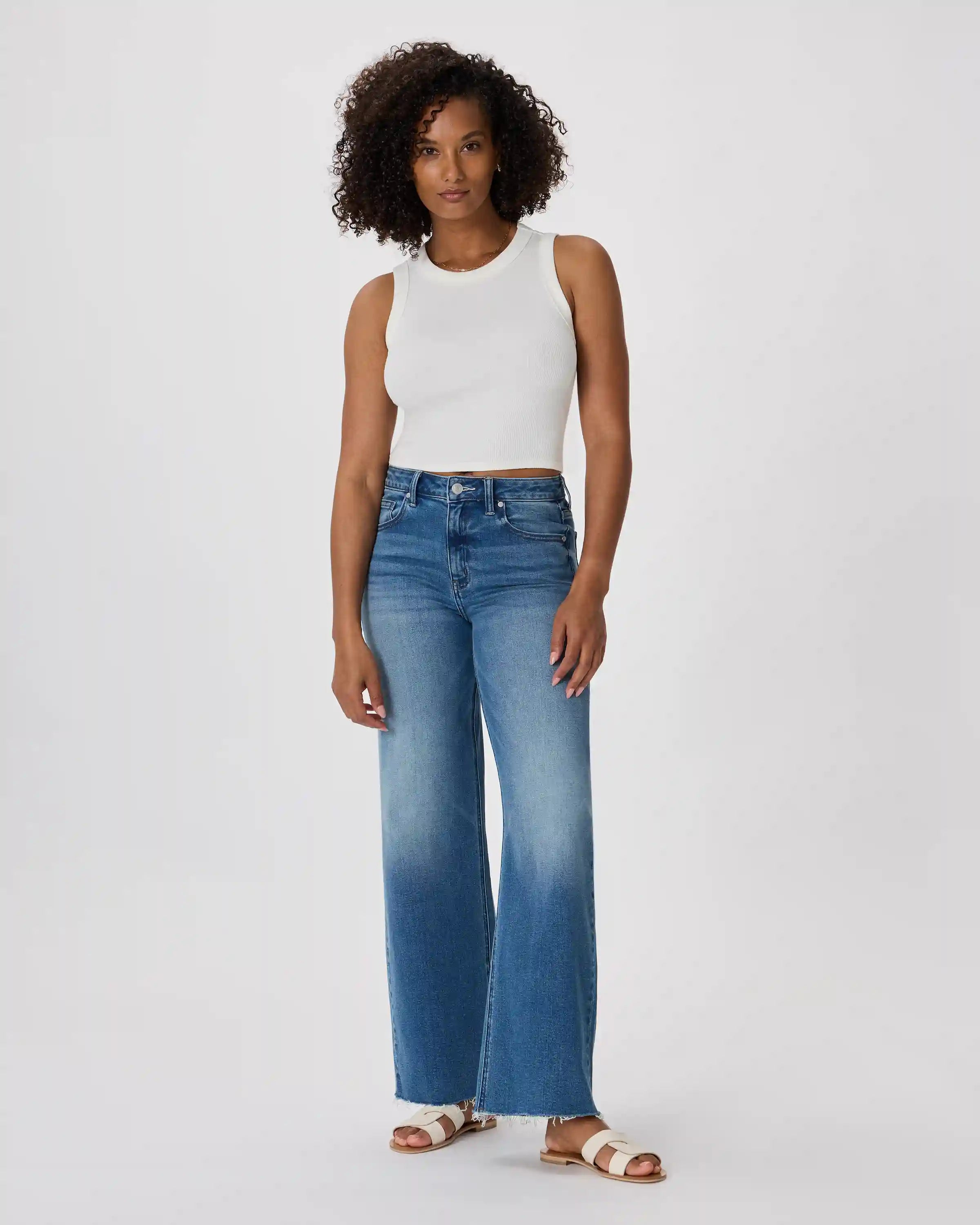 Bella Stretch Wide Leg Jeans