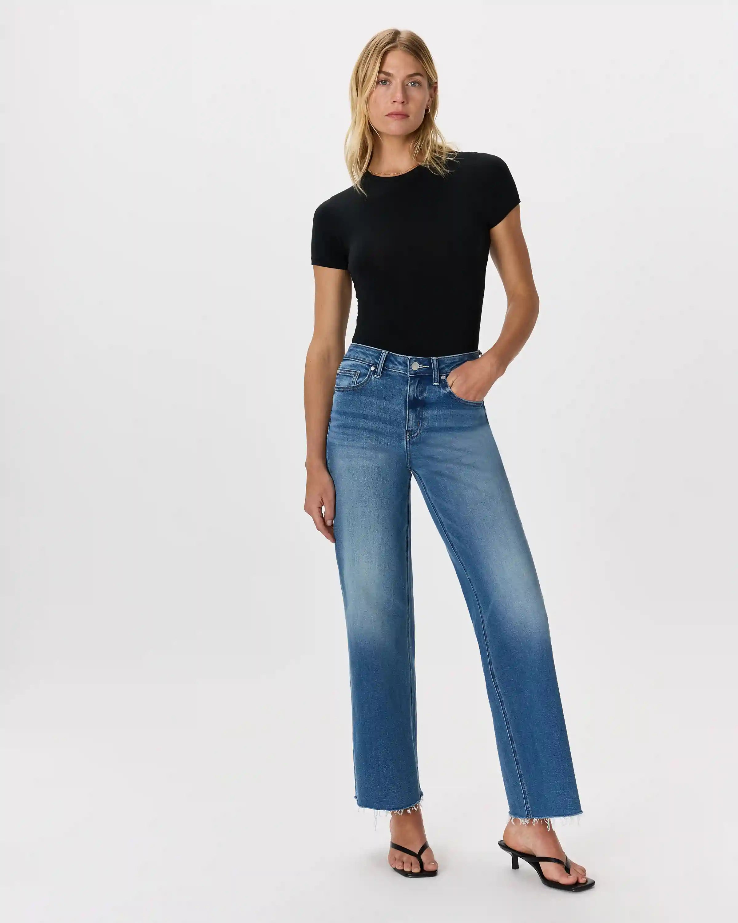 Bella Stretch Wide Leg Jeans