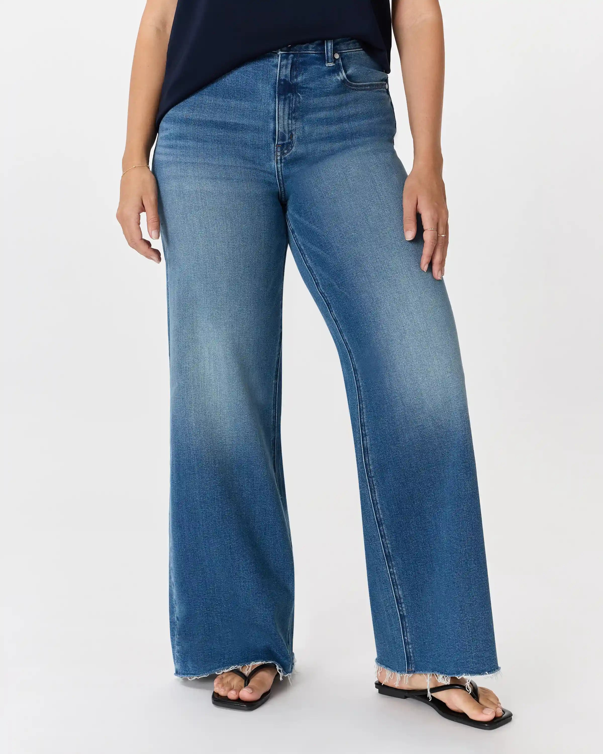 Bella Stretch Wide Leg Jeans